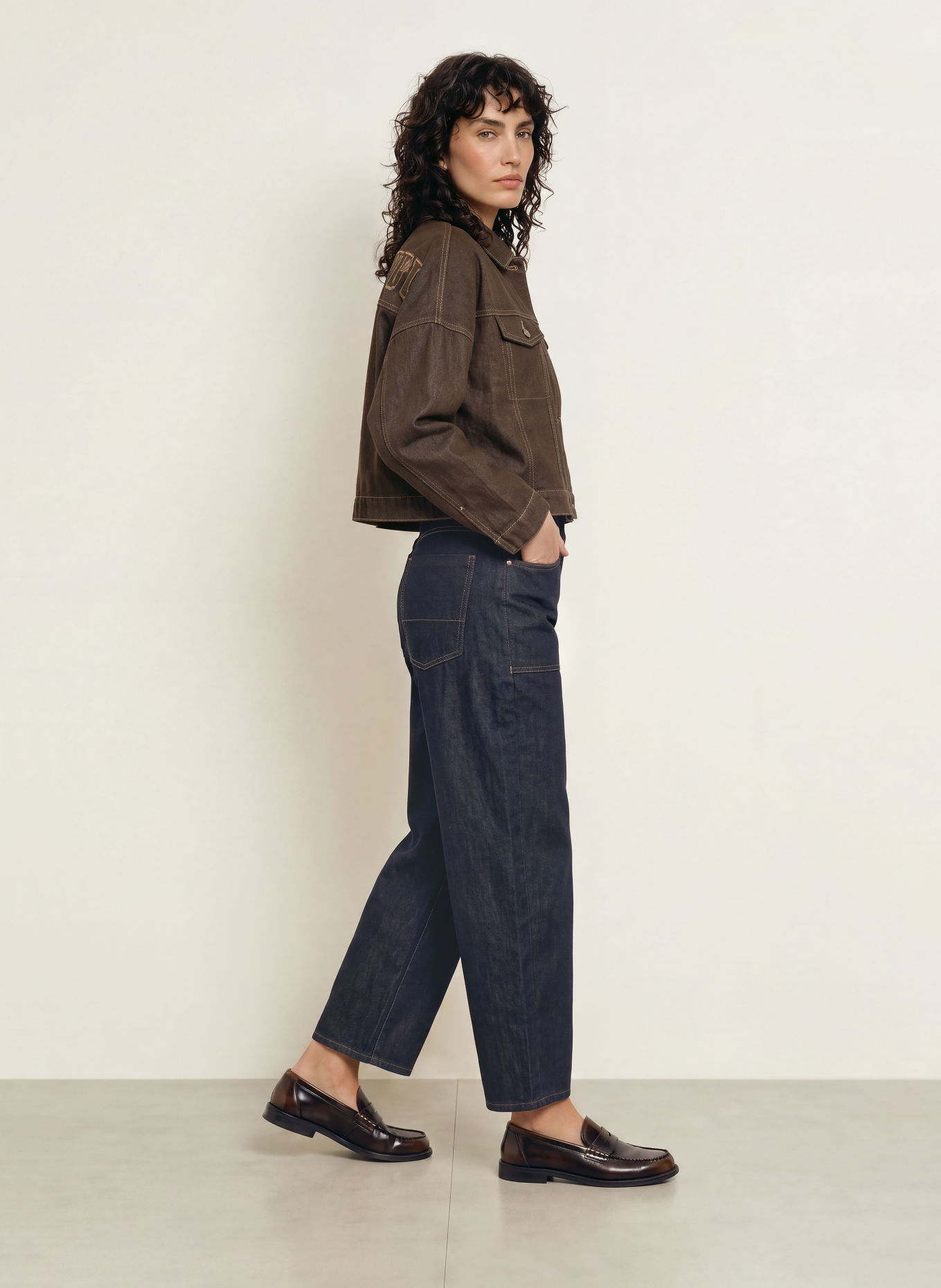 DRYKORN Jeansjacka HOLBROOKS: 1115 braun