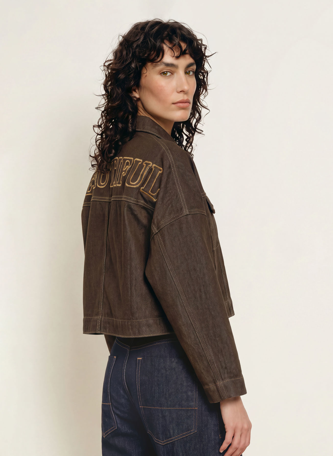 DRYKORN Jeansjacka HOLBROOKS: 1115 braun