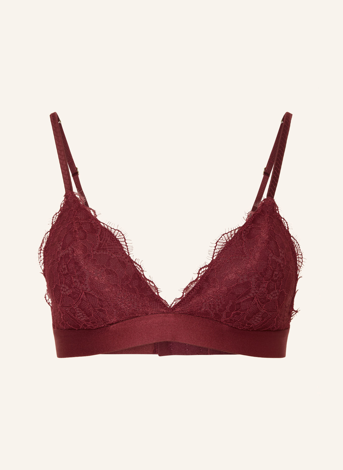LOVE Stories DARLING Triangle bra: DARK RED