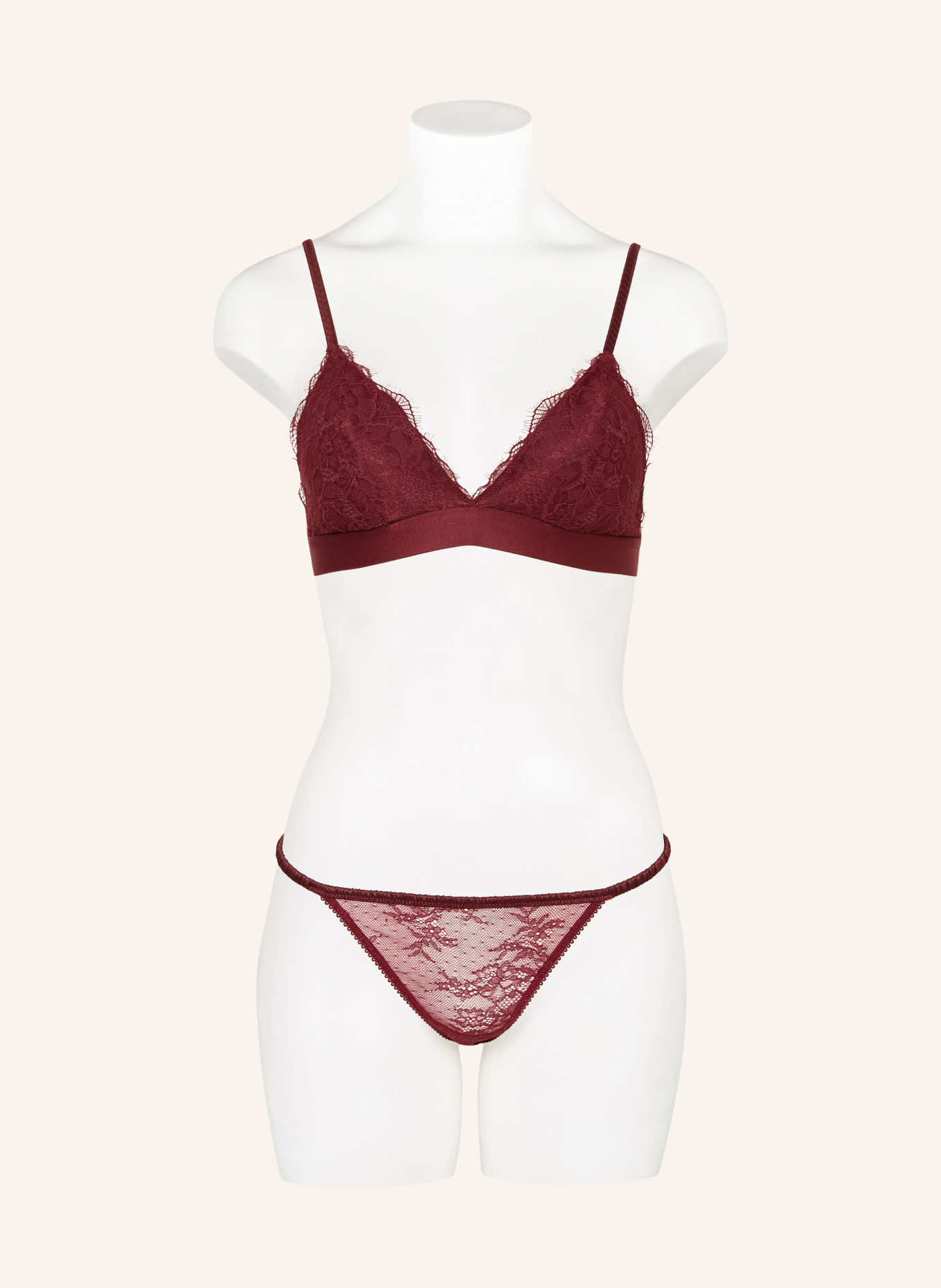 LOVE Stories DARLING Triangle bra: DARK RED