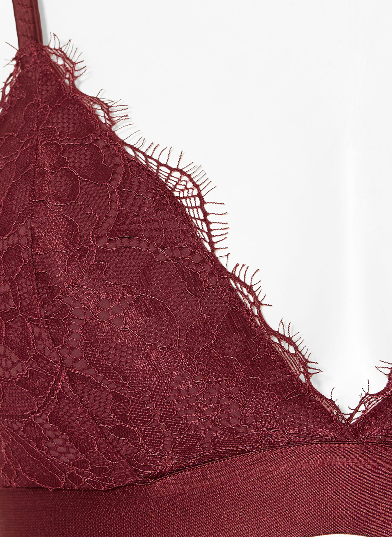 LOVE Stories DARLING Triangle bra: DARK RED