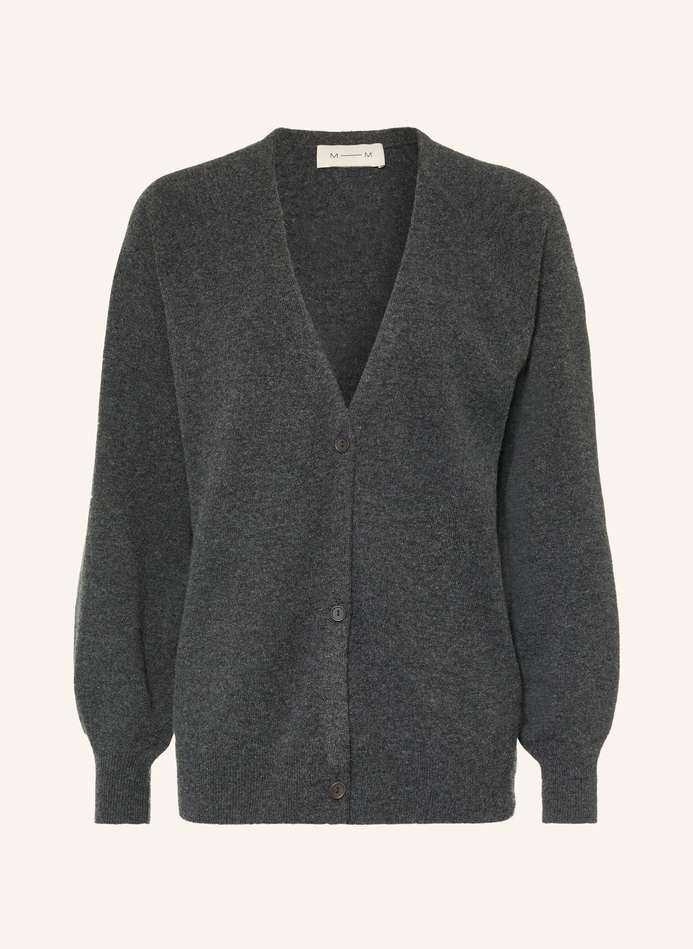 MM by Max Mara Strickjacke CESTINO mit Caschmere: DUNKELGRAU