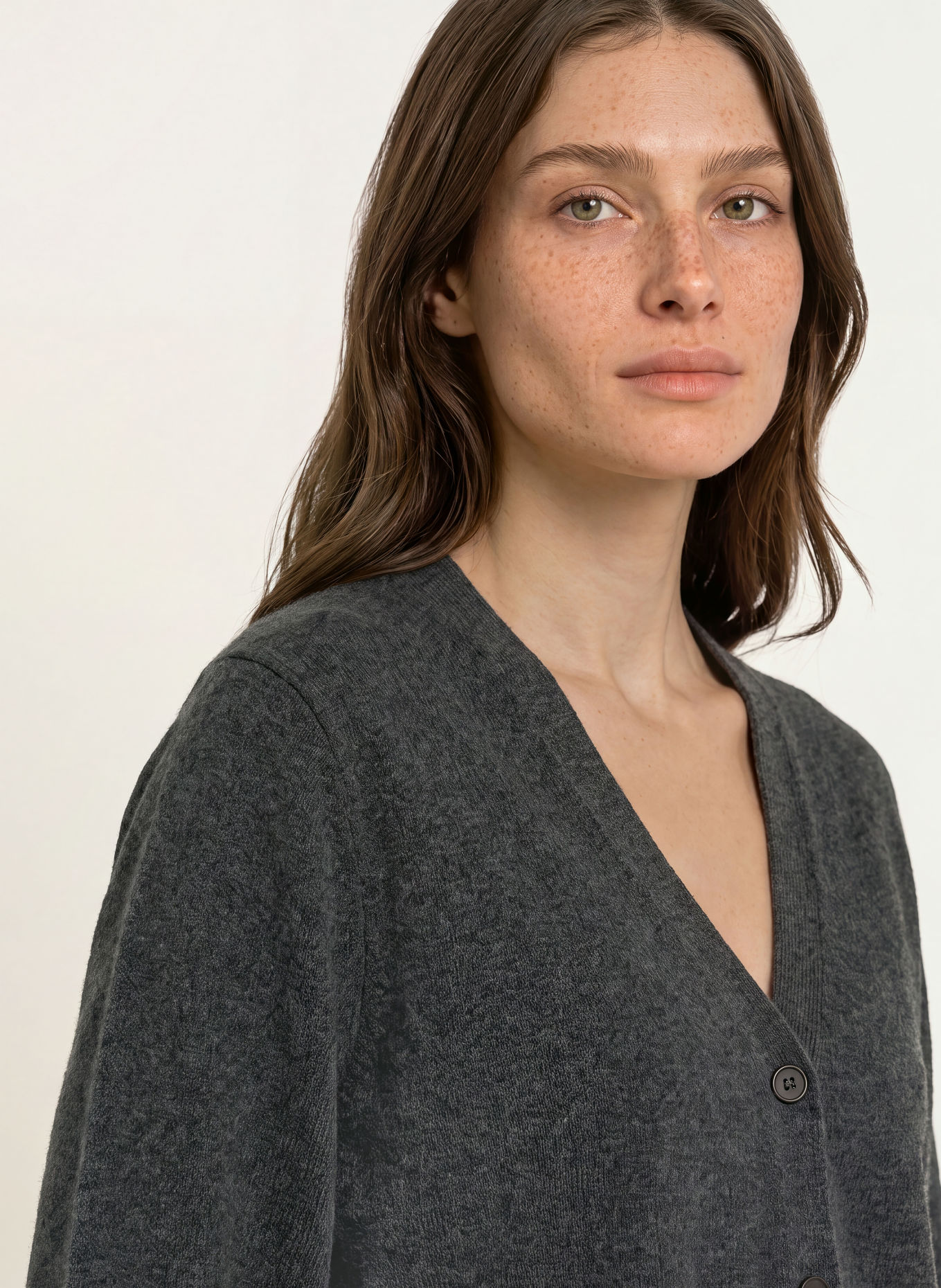 MM by Max Mara Strickjacke CESTINO mit Caschmere: DUNKELGRAU