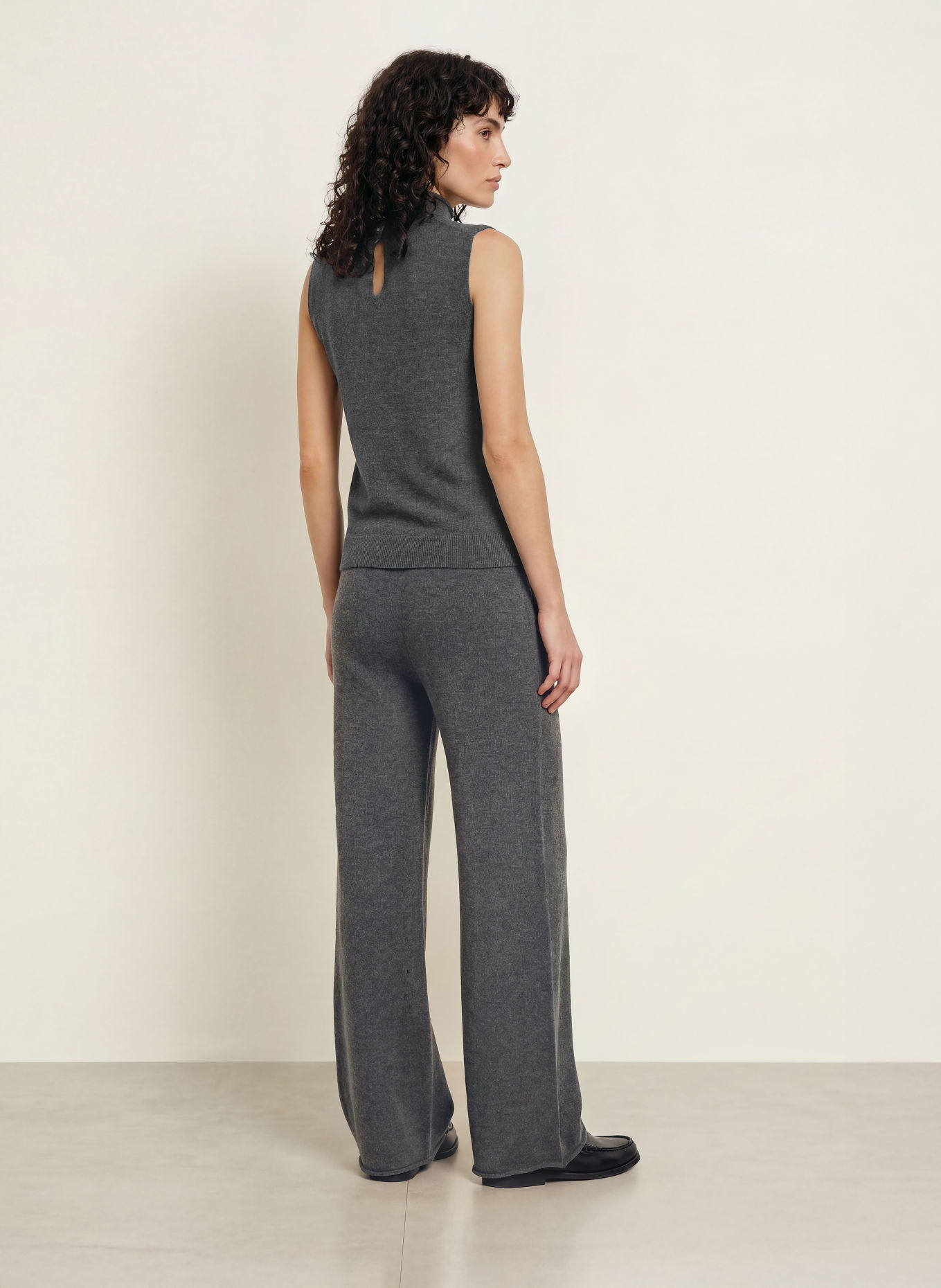 MM by Max Mara Stricktop ASTRALE mit Cashmere: DUNKELGRAU