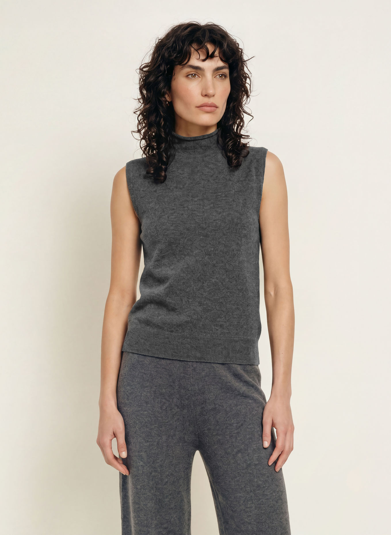 MM by Max Mara Stricktop ASTRALE mit Cashmere: DUNKELGRAU
