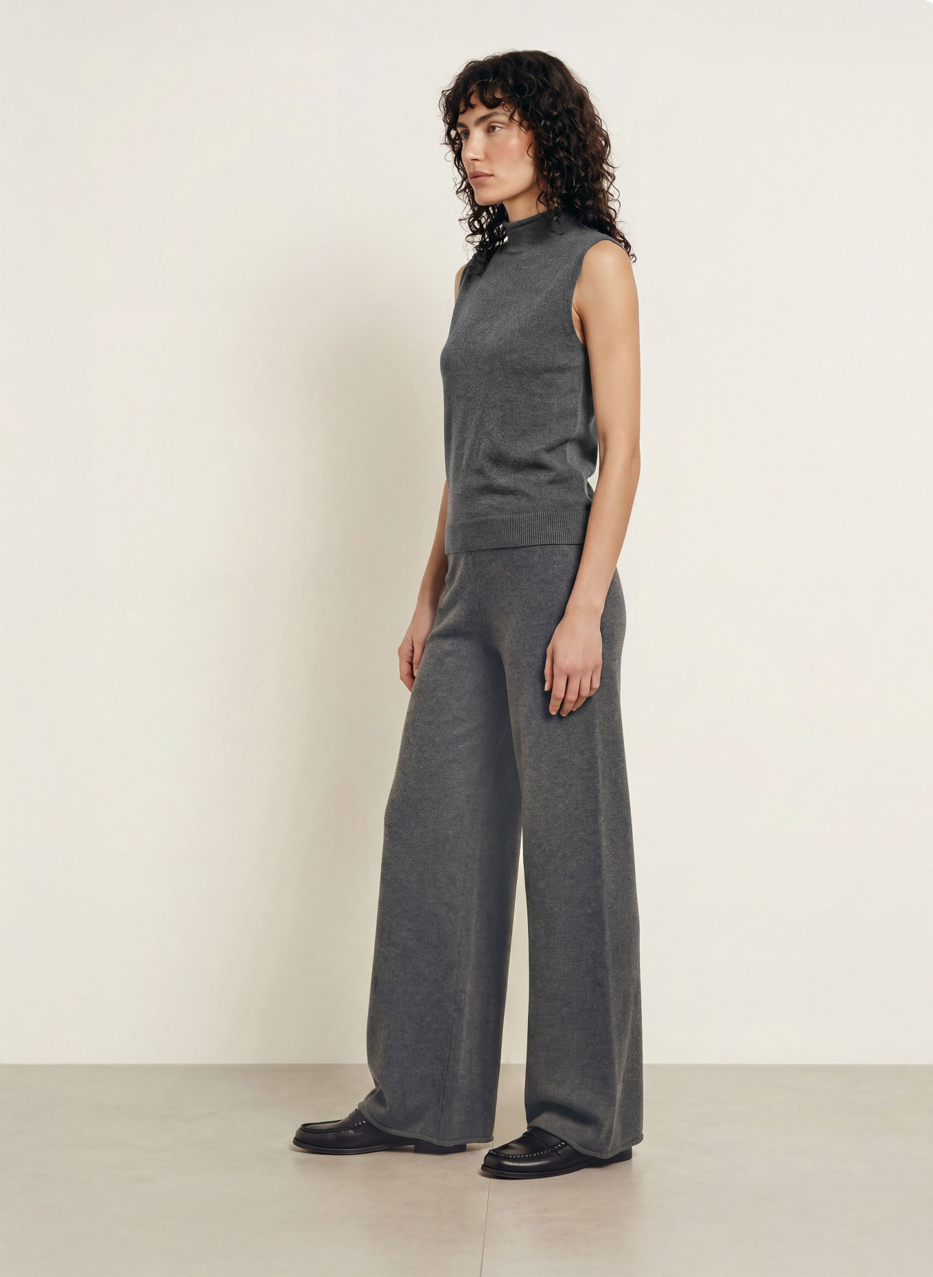 MM by Max Mara Stricktop ASTRALE mit Cashmere: DUNKELGRAU