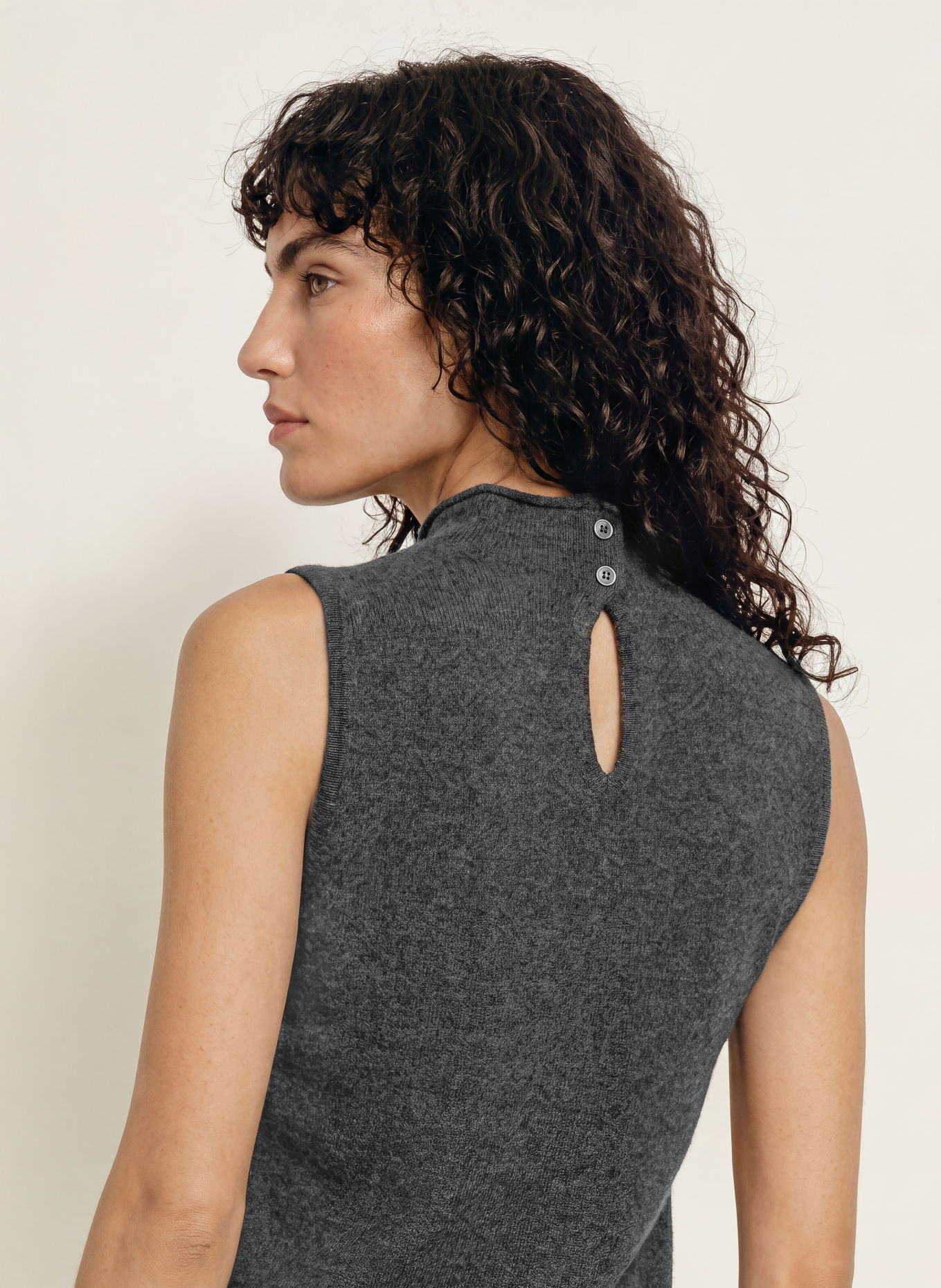 MM by Max Mara Stricktop ASTRALE mit Cashmere: DUNKELGRAU