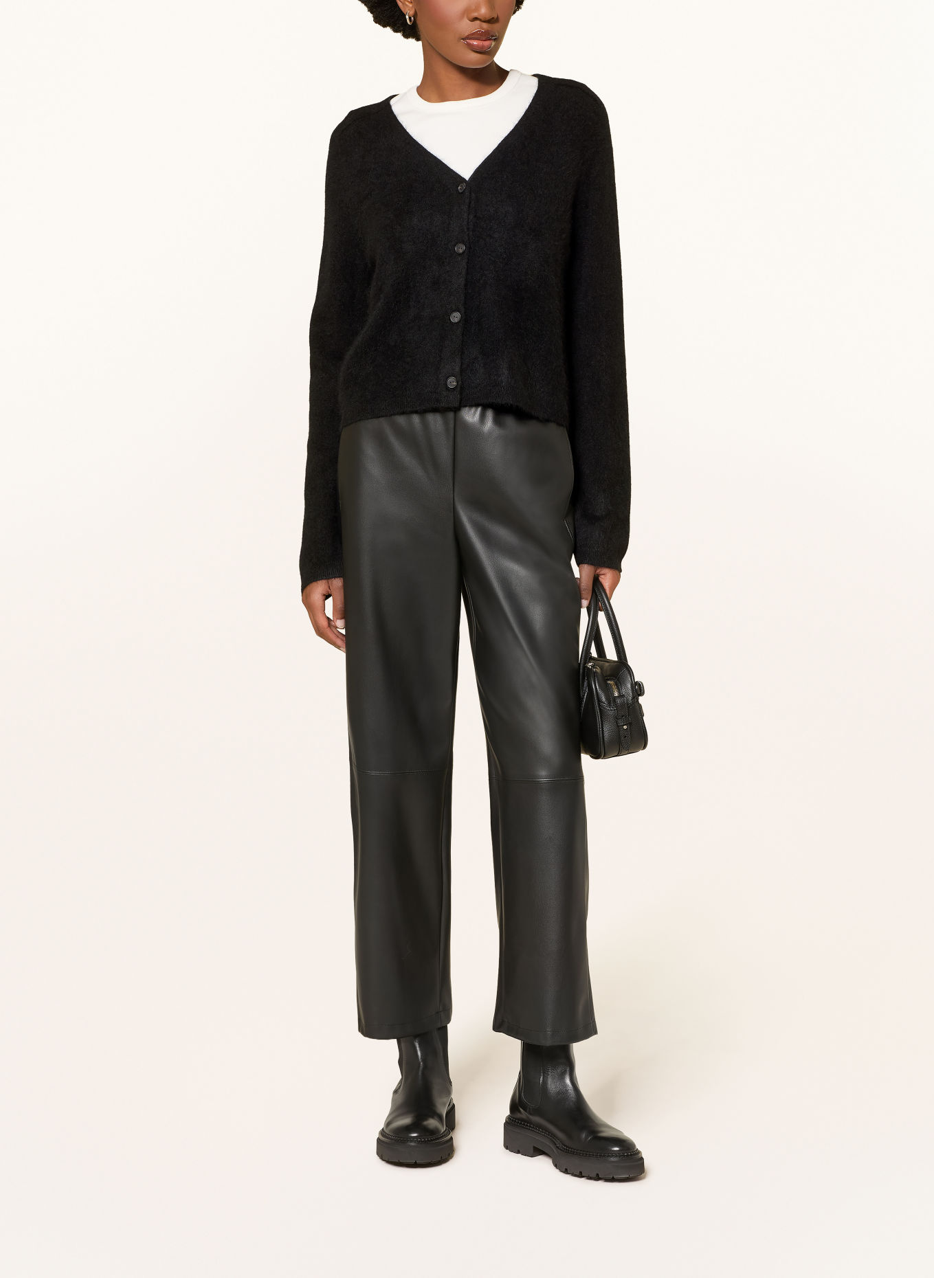 MM by Max Mara Gilet FOSCO en cachemire: NOIR