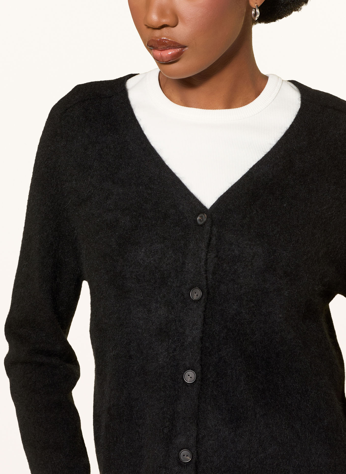 MM by Max Mara Gilet FOSCO en cachemire: NOIR