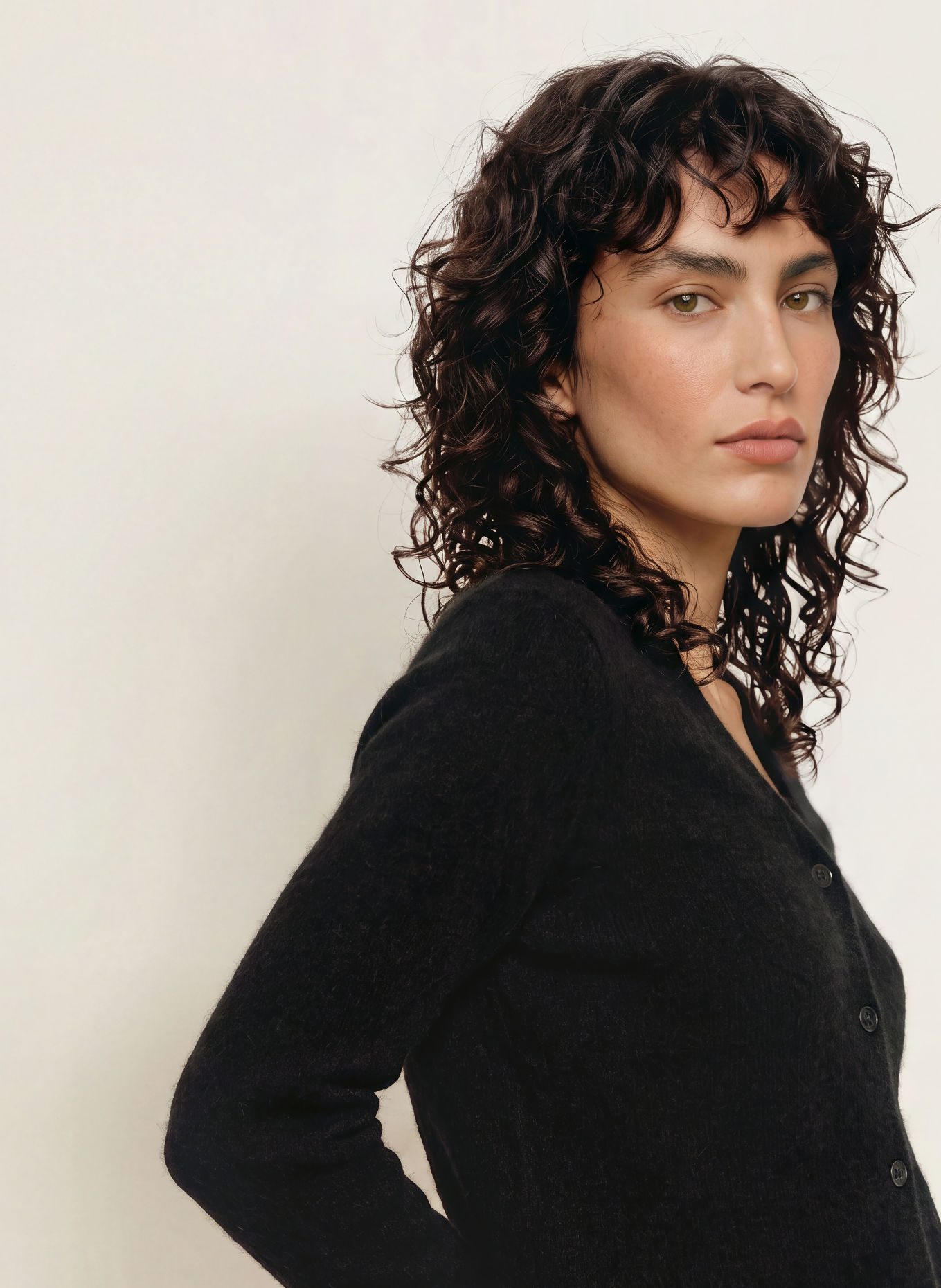 MM by Max Mara Gilet FOSCO en cachemire: NOIR
