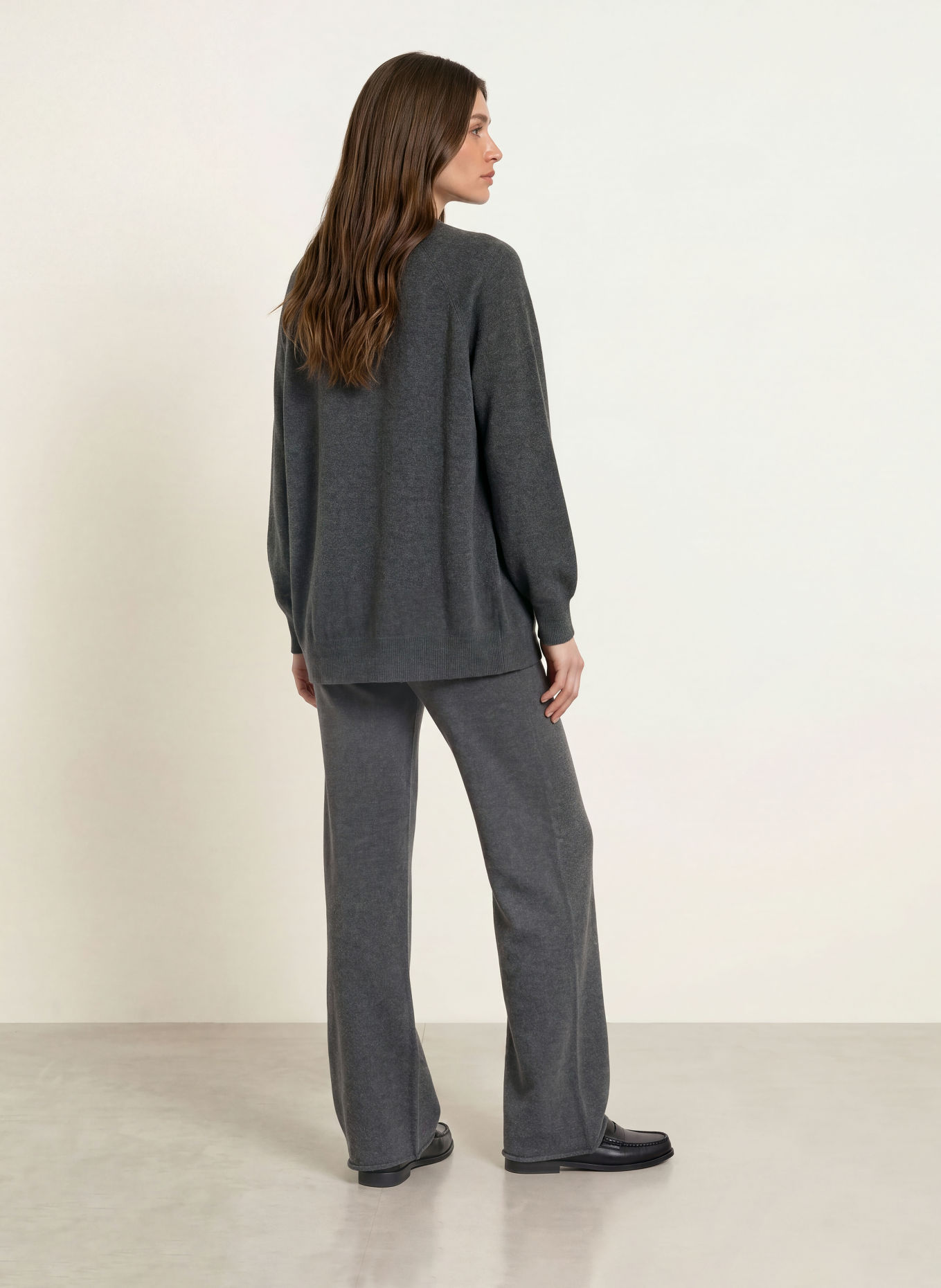 MM by Max Mara Strickhose OTTIMO mit Cashmere: GRAU