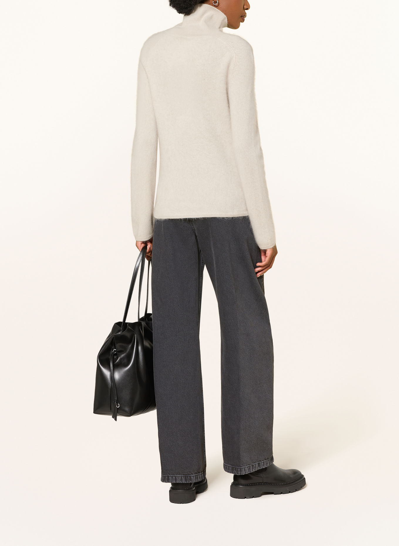 MM by Max Mara Pull à col roulé CARIOCA en cachemire: BEIGE