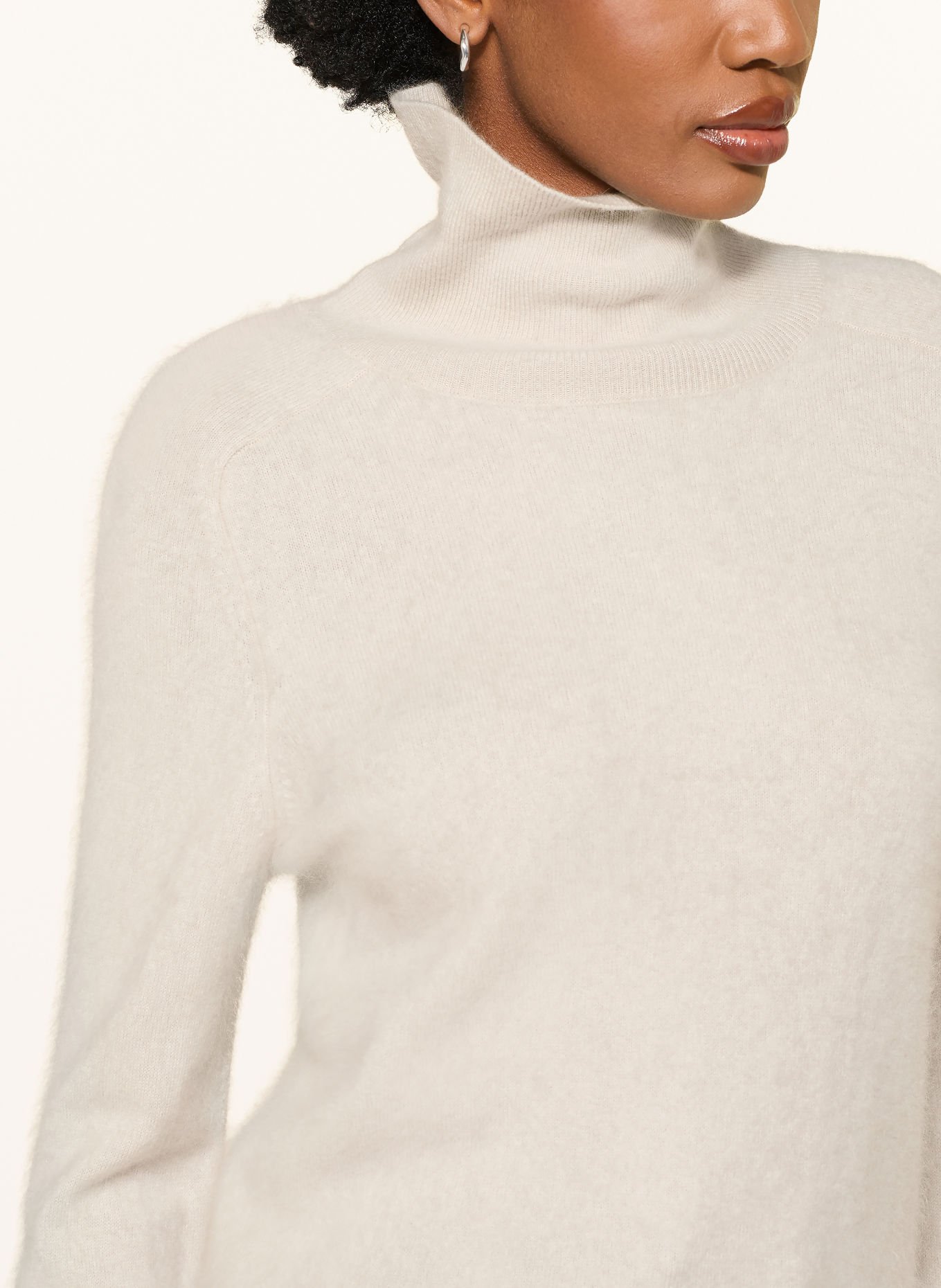 MM by Max Mara Pull à col roulé CARIOCA en cachemire: BEIGE