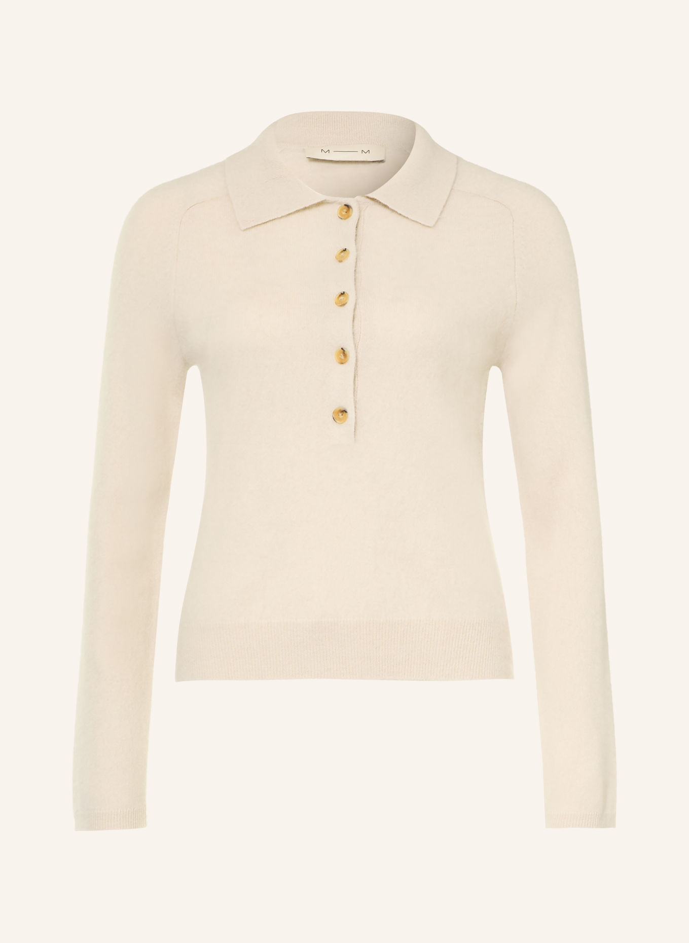 MM by Max Mara Polo en maille CELLULA avec cachemire: BEIGE