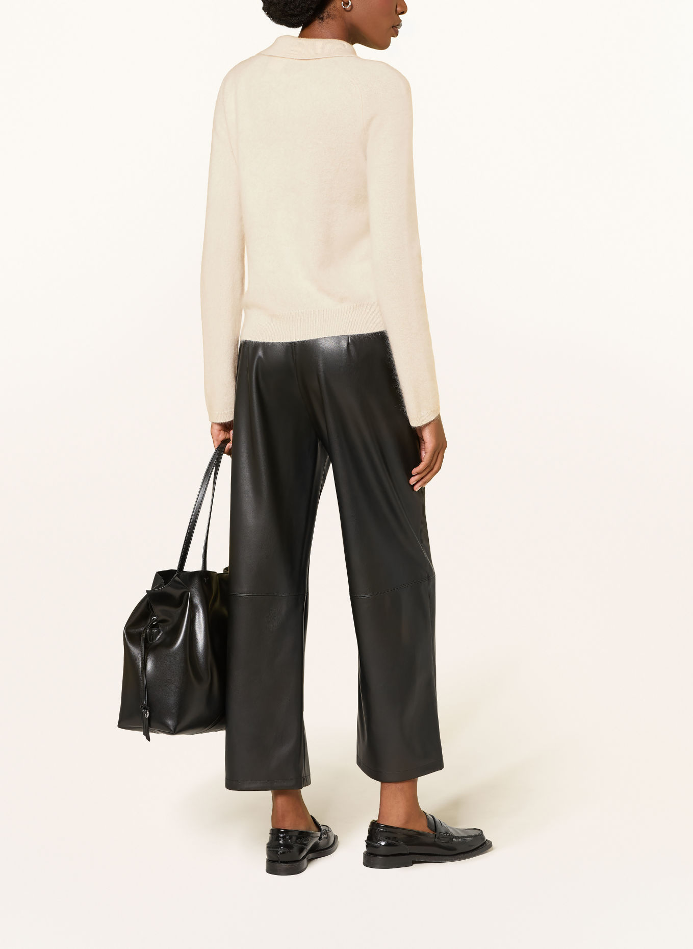 MM by Max Mara Polo en maille CELLULA avec cachemire: BEIGE