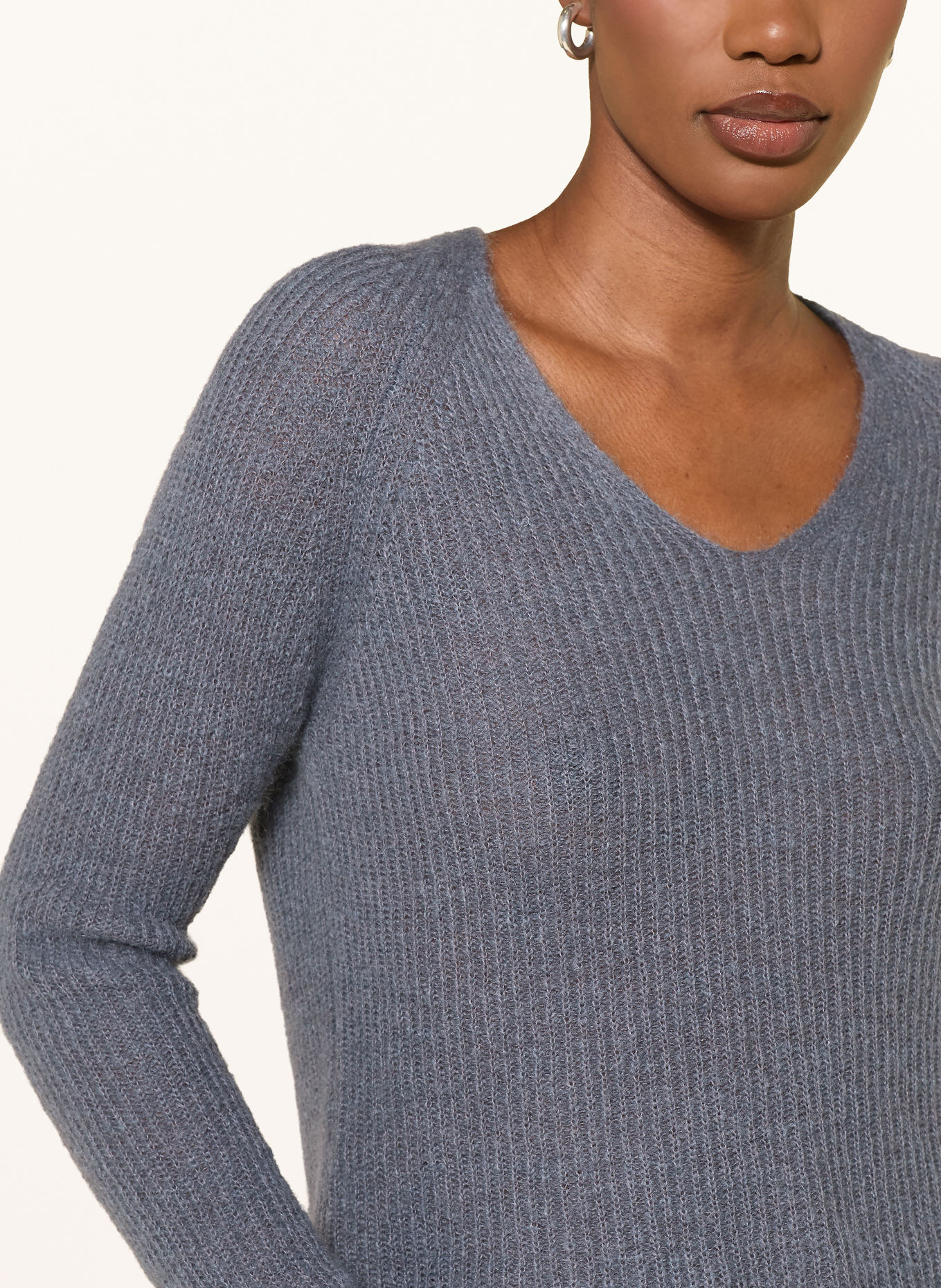 MM by Max Mara Sweter SVELTO: SZARONIEBIESKI