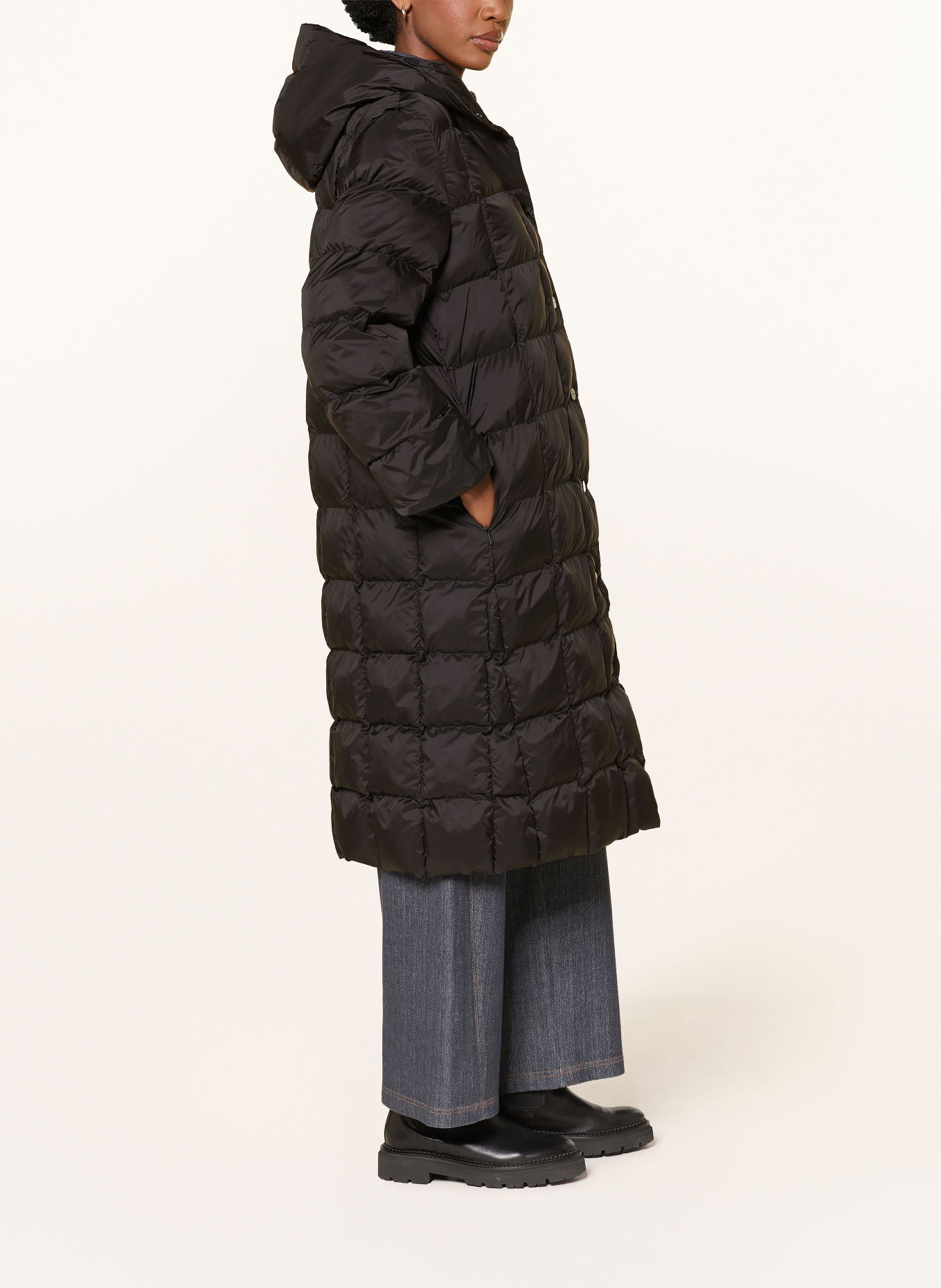 MM by Max Mara Prošívaný kabát GENNAIO: ČERNÁ