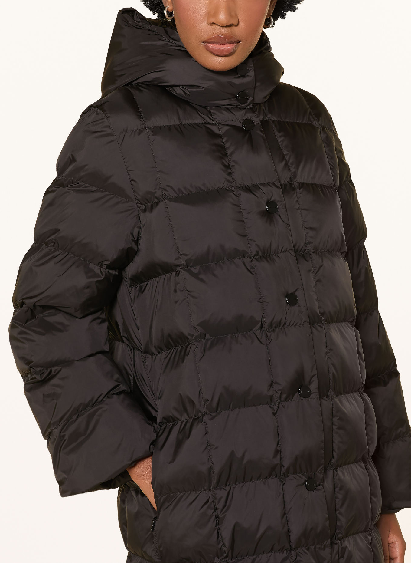 MM by Max Mara Prošívaný kabát GENNAIO: ČERNÁ