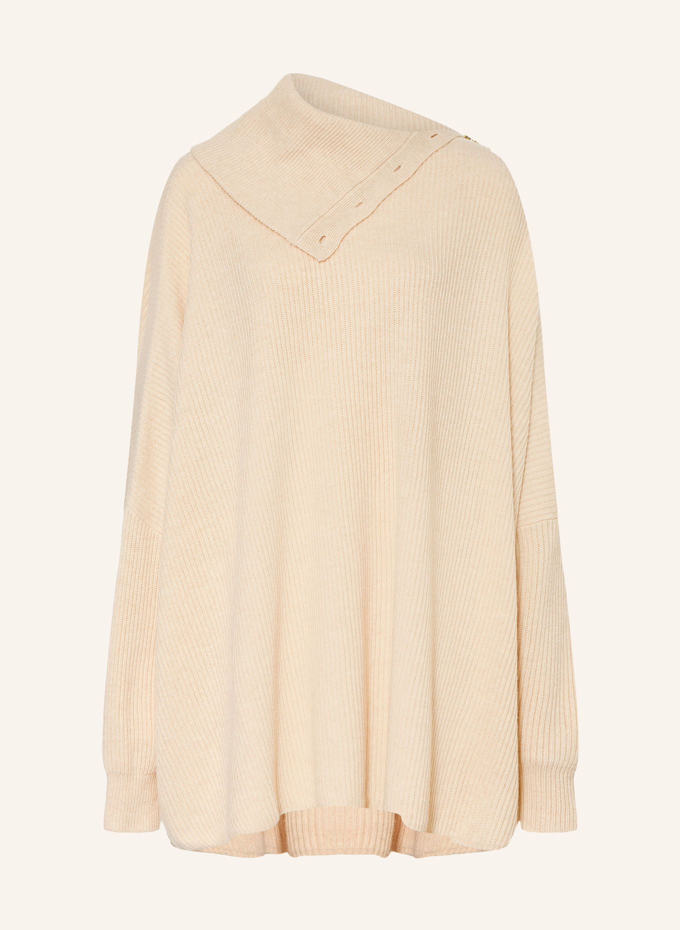 SPORTMAX Robe en maille oversize ALIBI: BEIGE