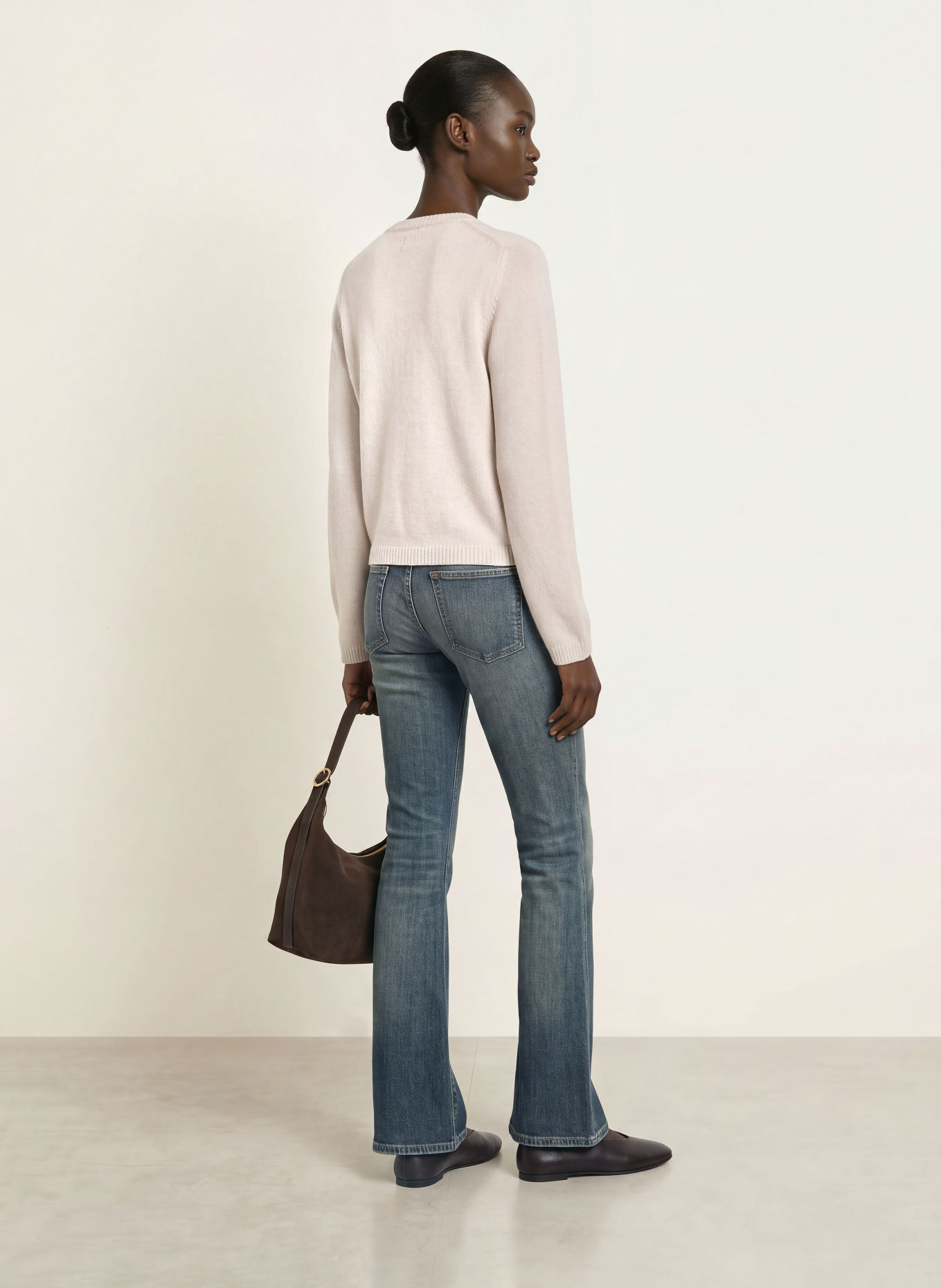 ALLUDE Strickjacke aus Cashmere: HELLGRAU