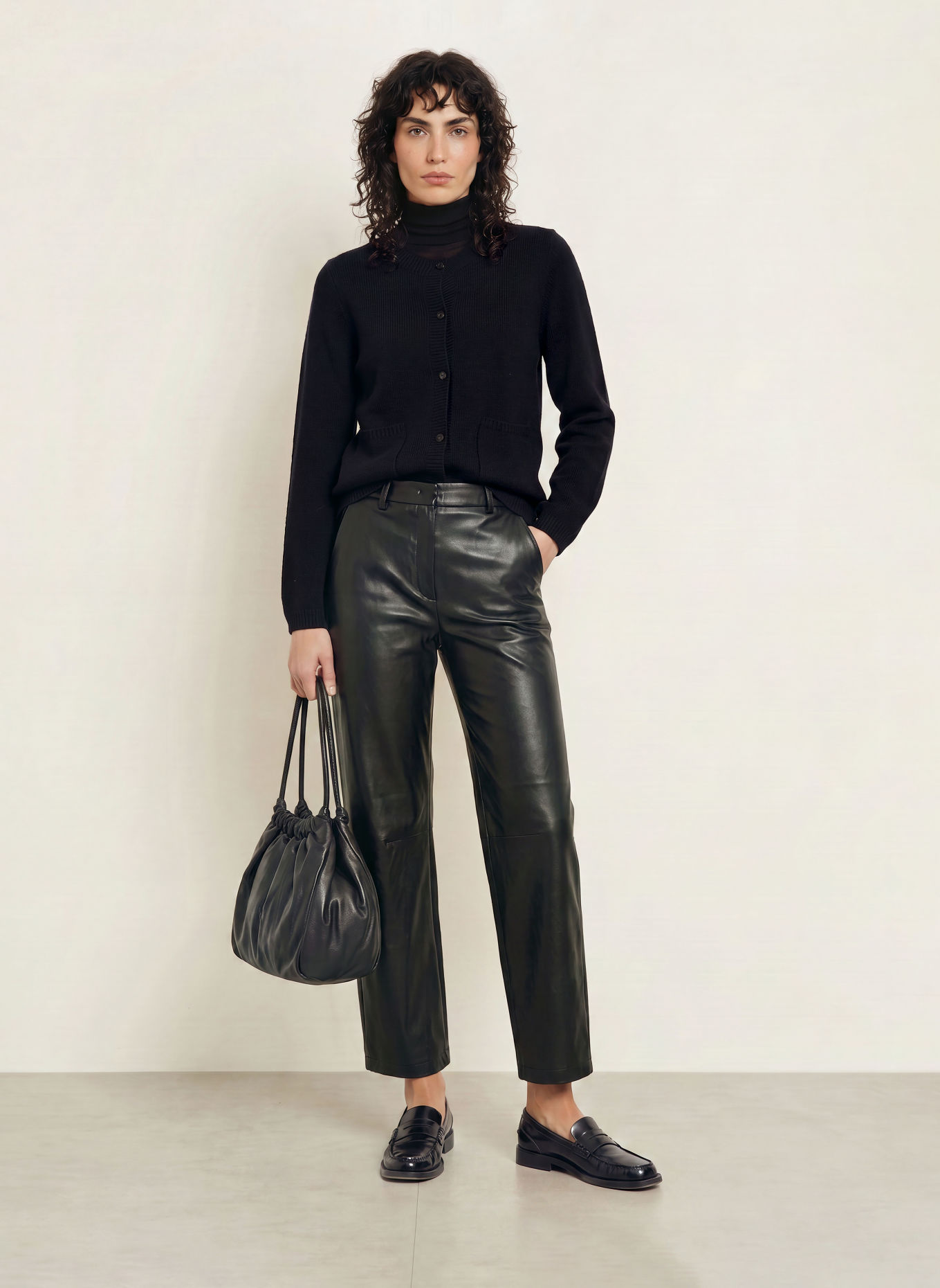 ALLUDE Vest van kasjmier: DONKERBLAUW