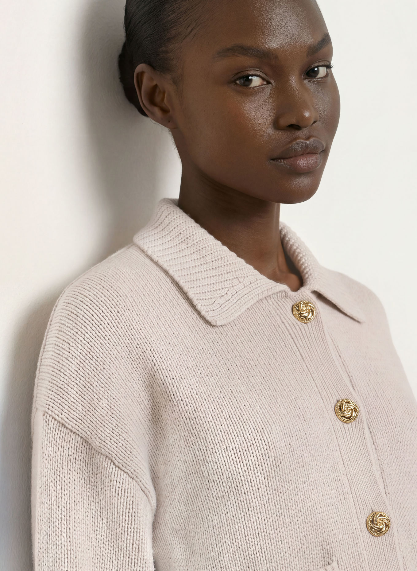 ALLUDE Strickjacke mit Cashmere: HELLGRAU