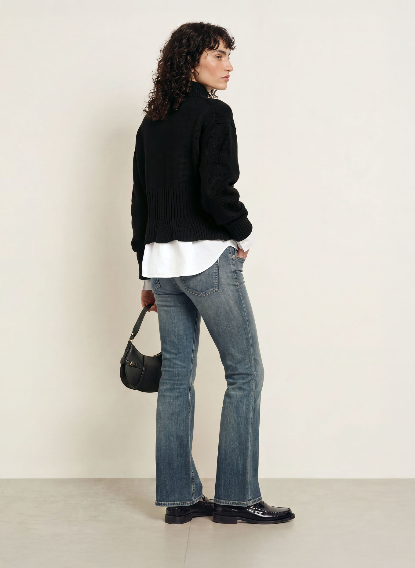 ALLUDE Pullover mit Cashmere: SCHWARZ