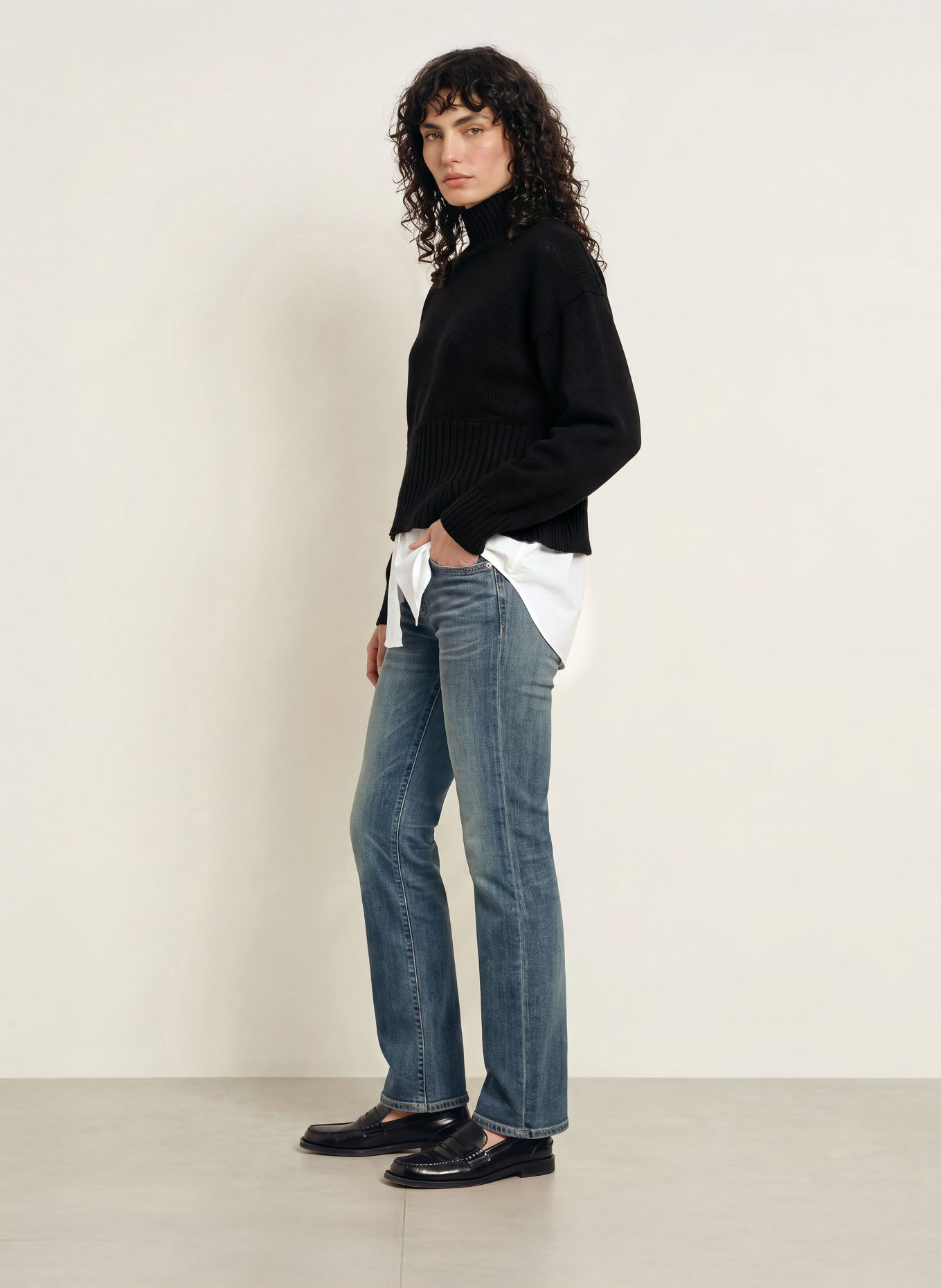 ALLUDE Pullover mit Cashmere: SCHWARZ