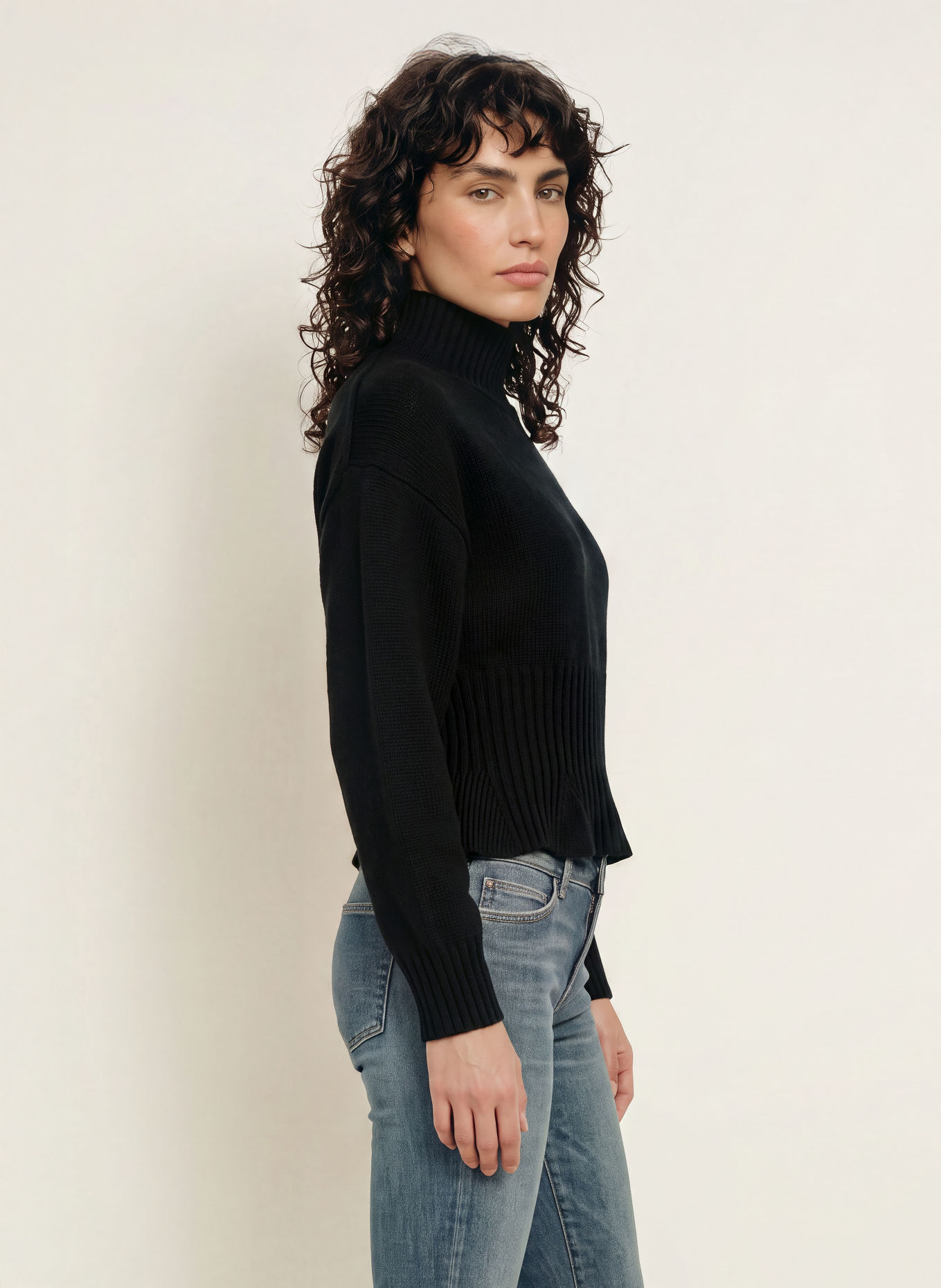 ALLUDE Pullover mit Cashmere: SCHWARZ