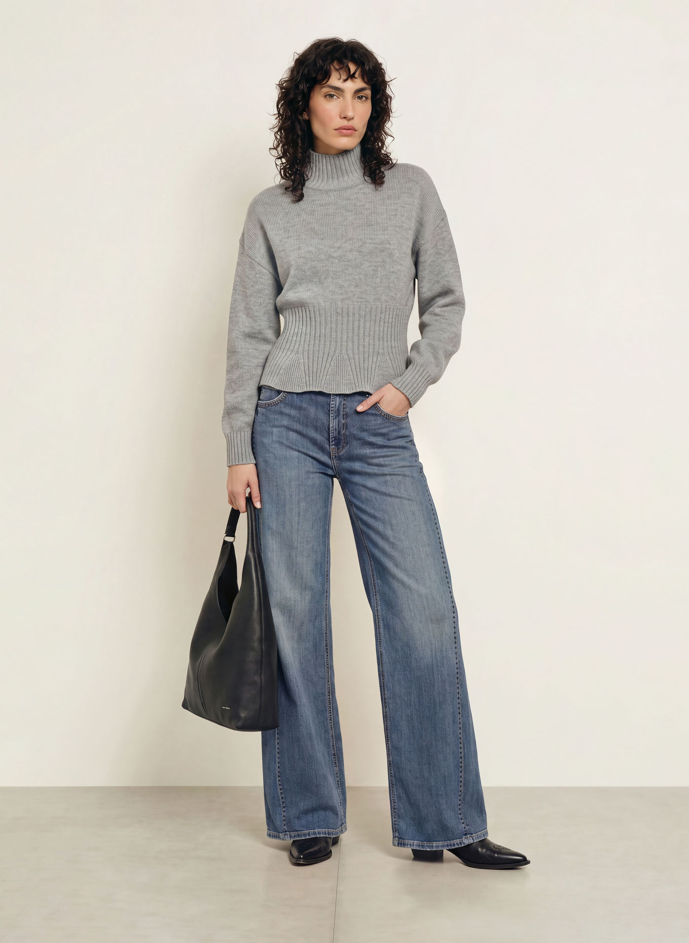 ALLUDE Pull en cachemire: GRIS