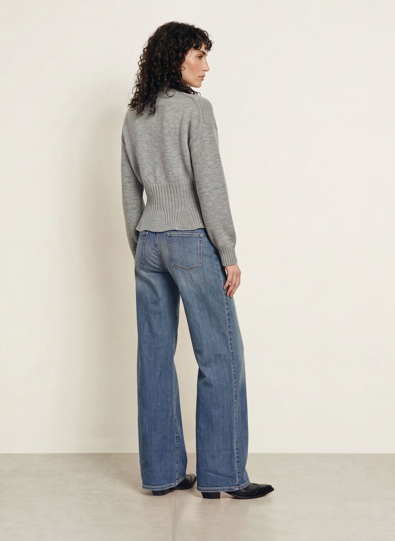 ALLUDE Pull en cachemire: GRIS