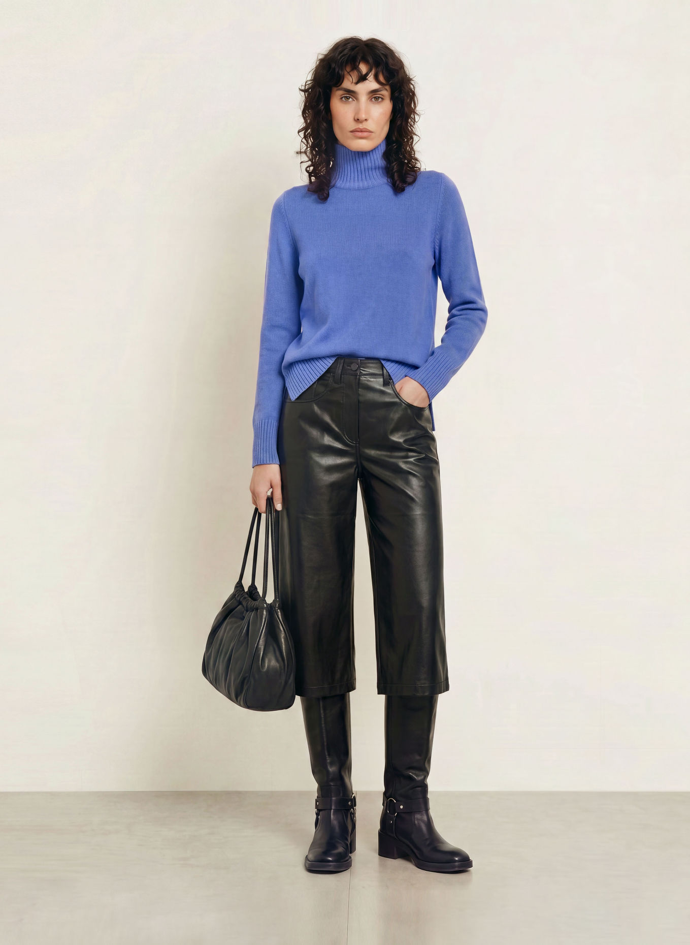ALLUDE Cashmere-Pullover: BLAU