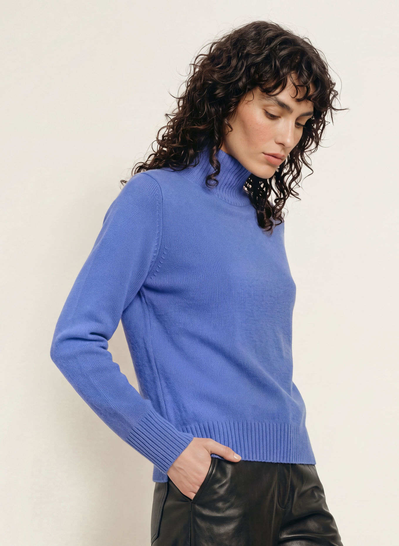 ALLUDE Cashmere-Pullover: BLAU