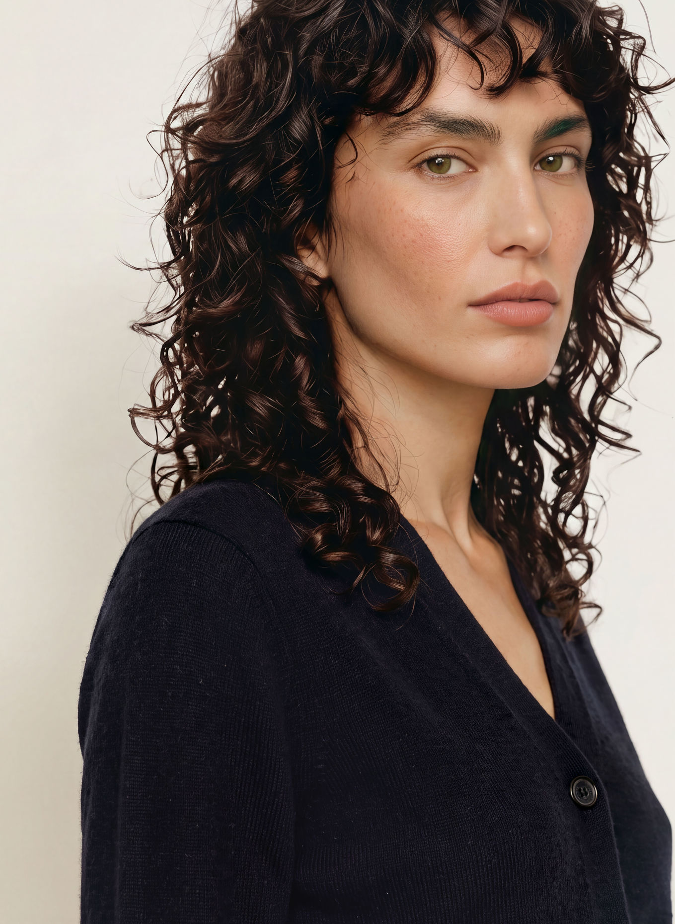 ALLUDE Strickjacke mit Cashmere: DUNKELBLAU
