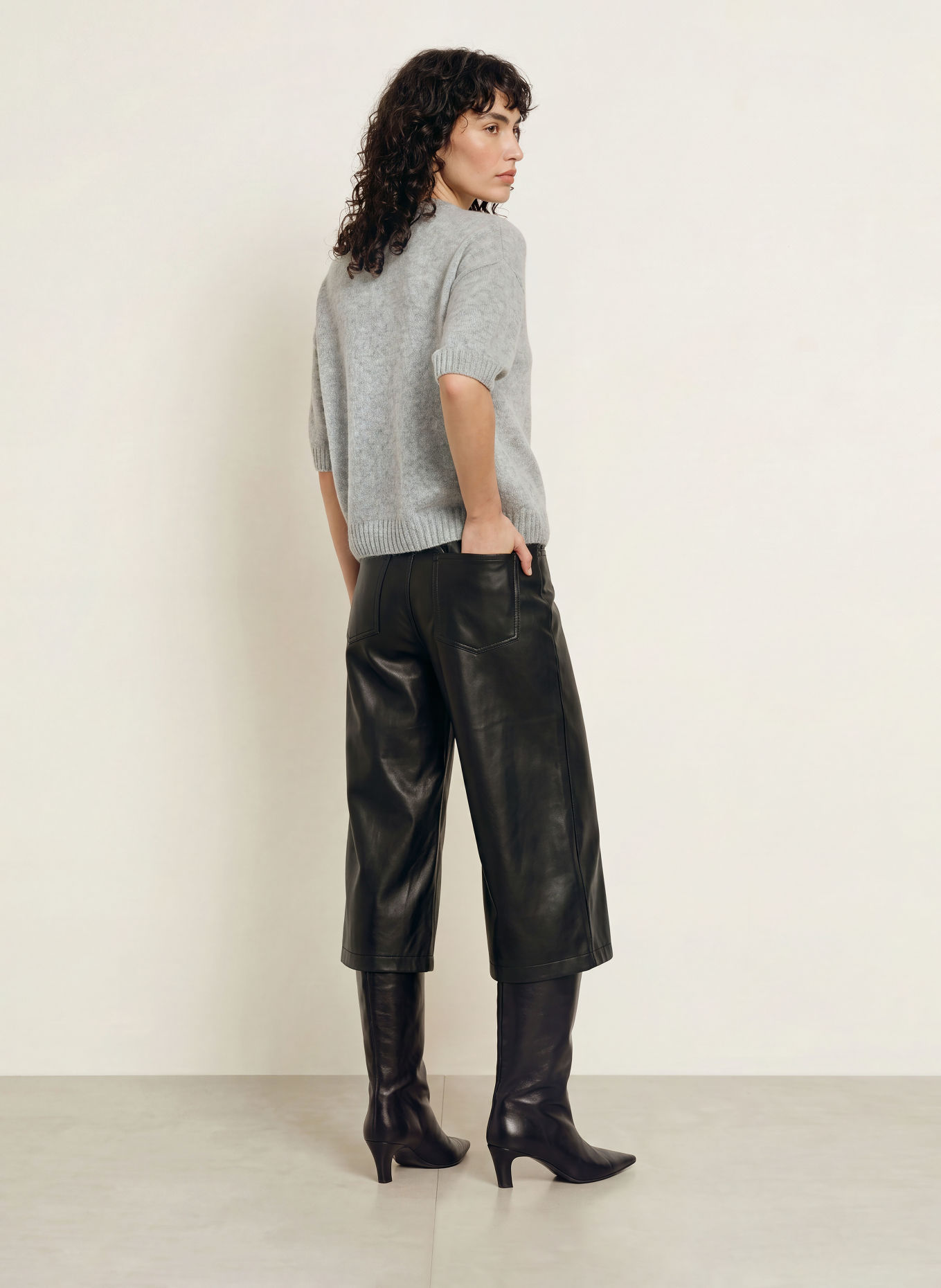 ALLUDE Pullover mit Cashmere: GRAU