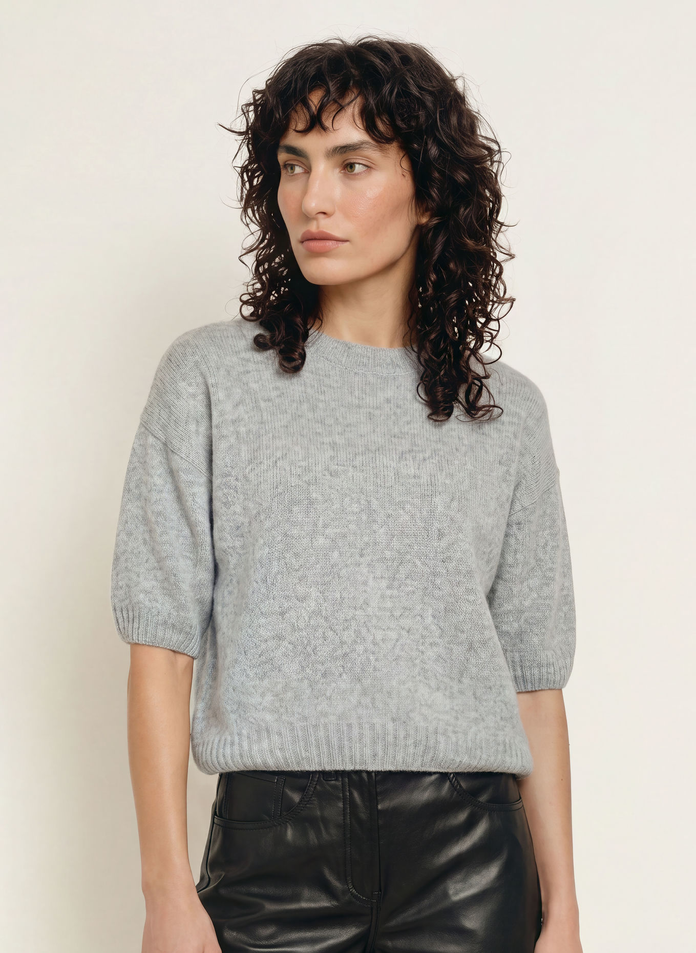 ALLUDE Pullover mit Cashmere: GRAU