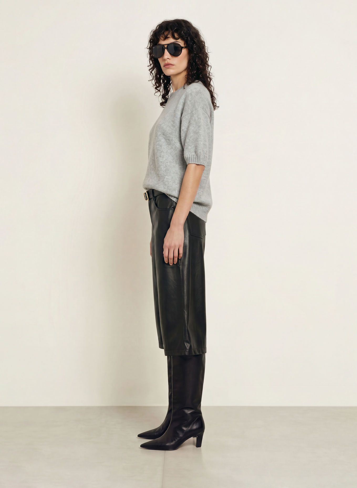 ALLUDE Pullover mit Cashmere: GRAU