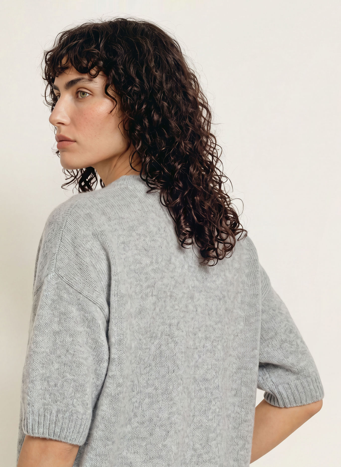 ALLUDE Pullover mit Cashmere: GRAU