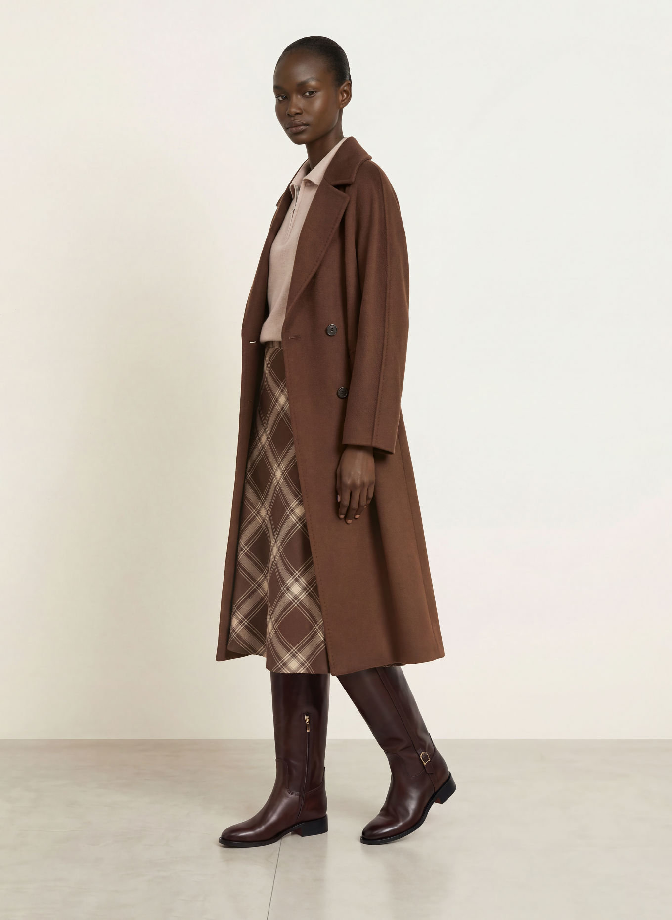 WEEKEND Max Mara Wollmantel RESINA: DUNKELBRAUN