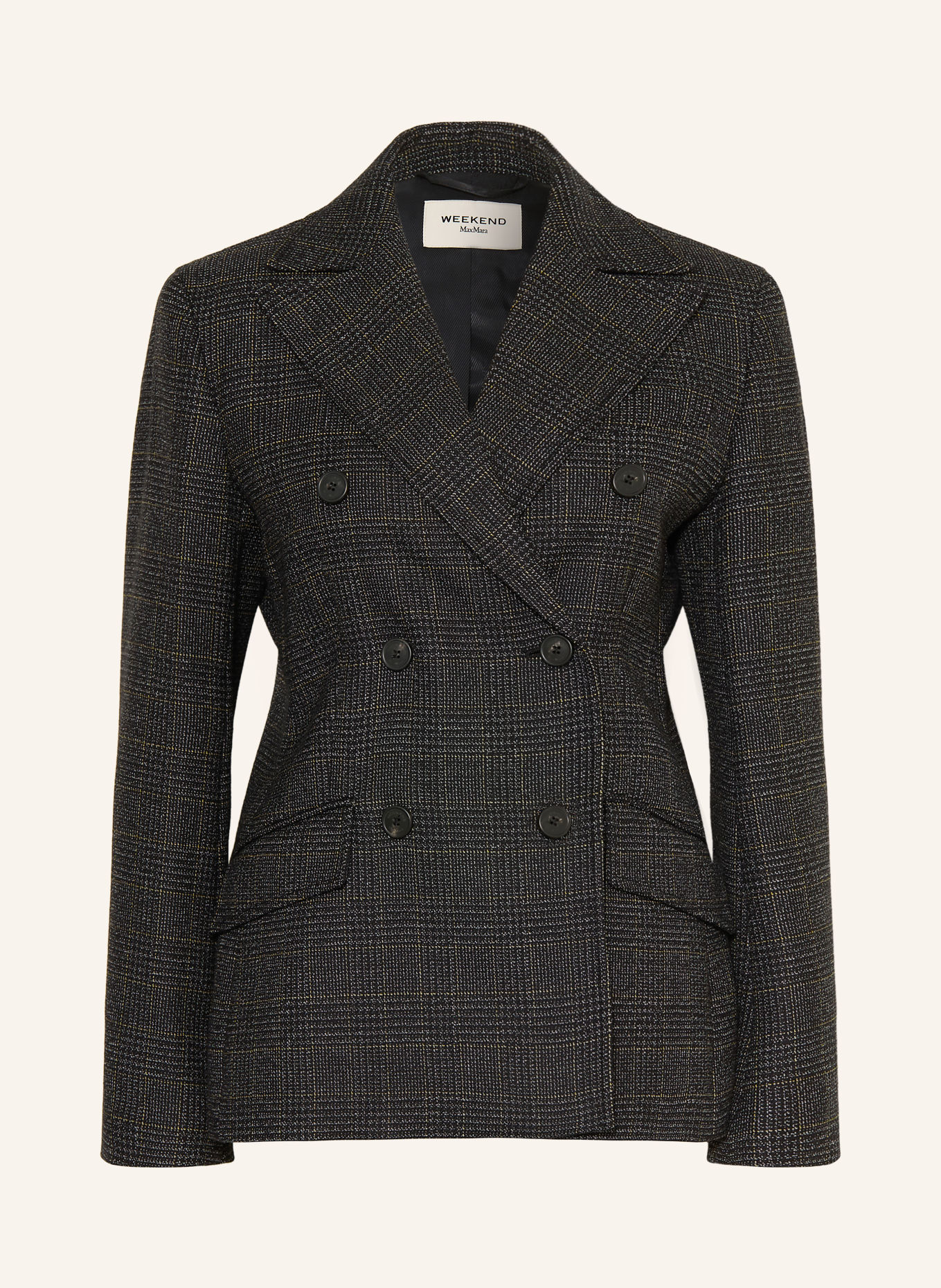 WEEKEND Max Mara Blazer OCCHIO: DUNKELGRAU / GELB