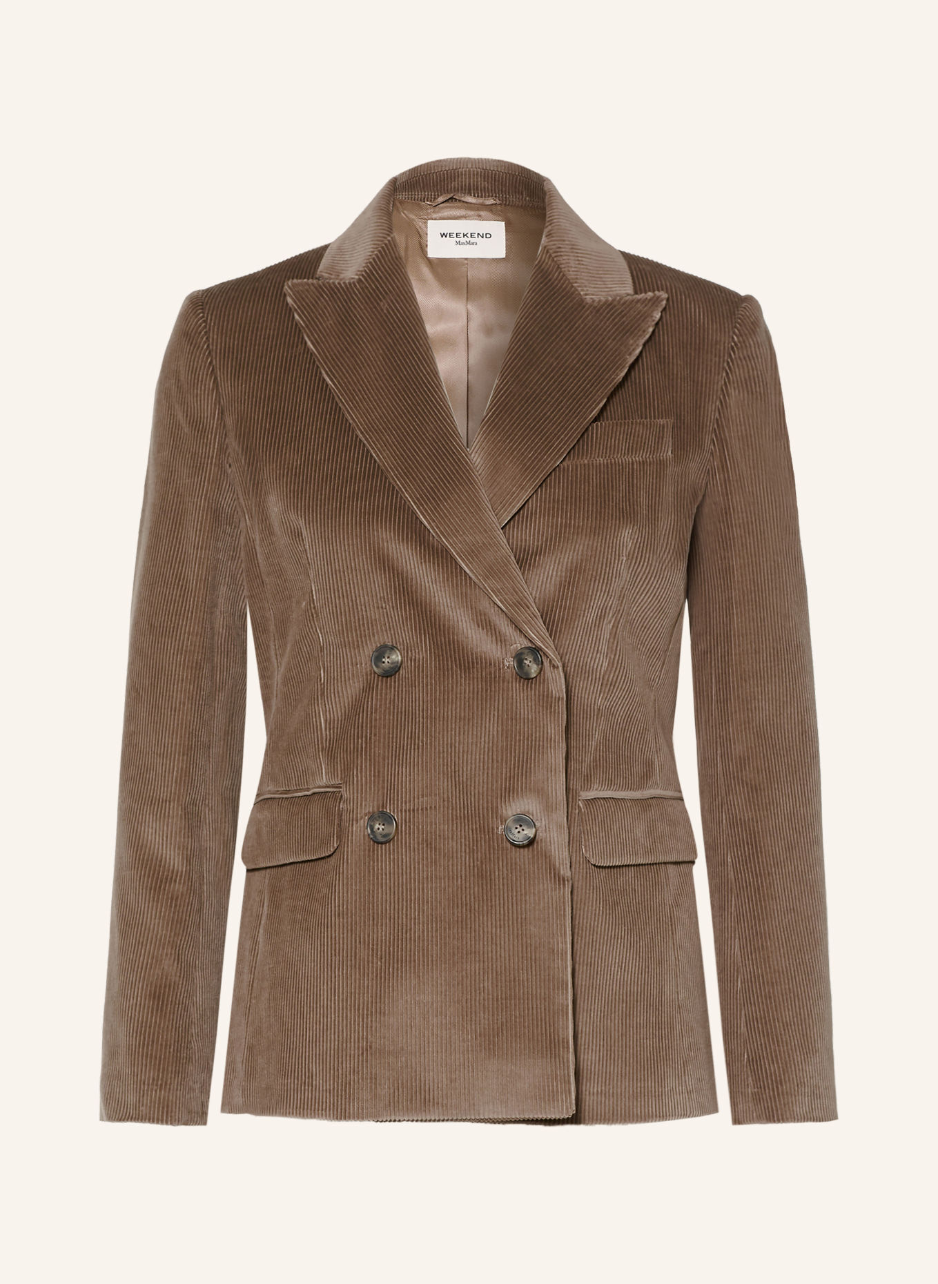 WEEKEND Max Mara Corduroy Blazer KATANGA: LIGHT BROWN