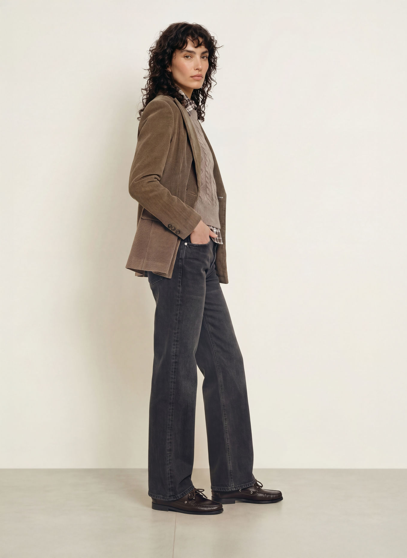 WEEKEND Max Mara Corduroy Blazer KATANGA: LIGHT BROWN