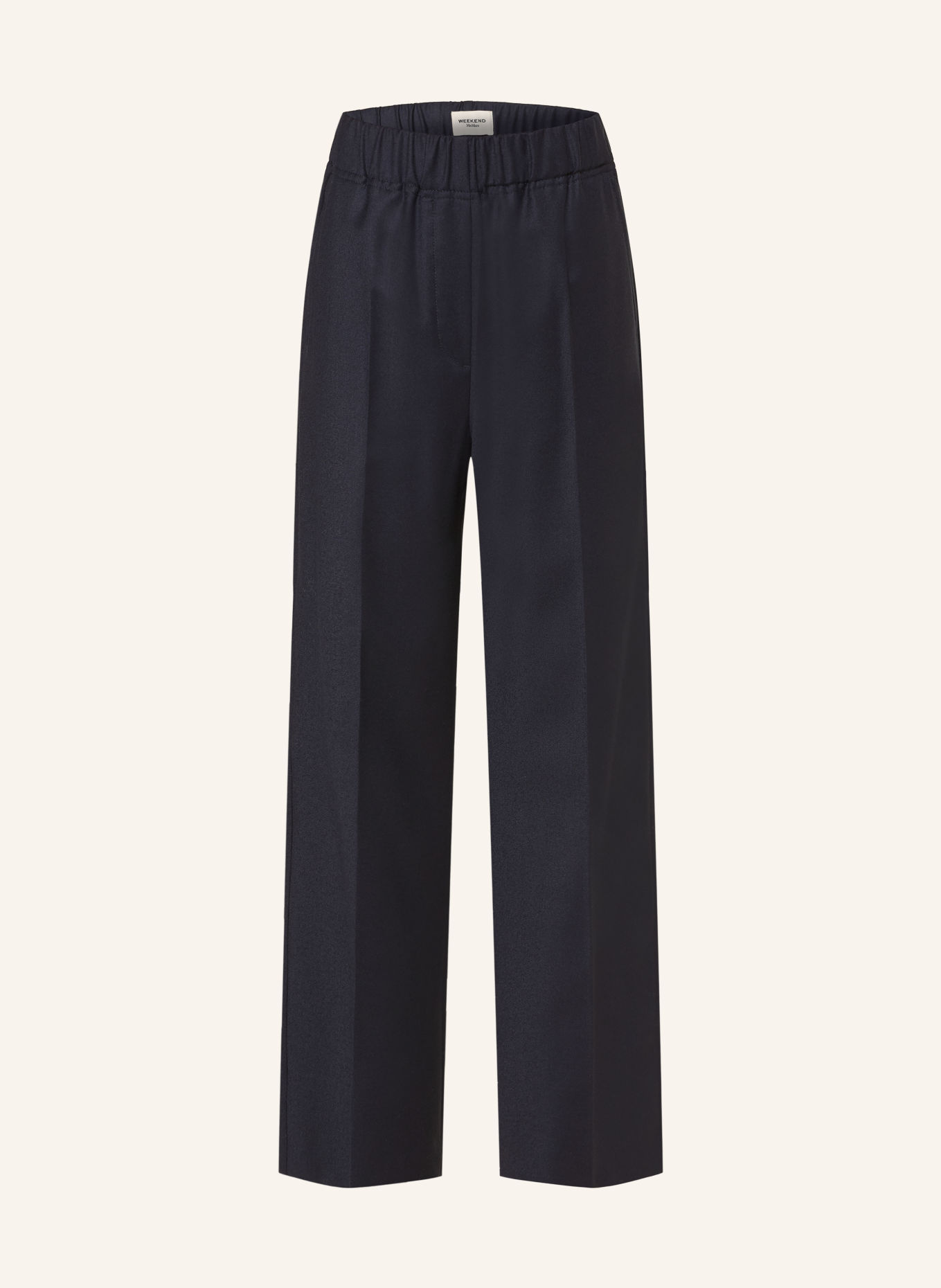 WEEKEND Max Mara Flanellen broek HATELEY: DONKERBLAUW