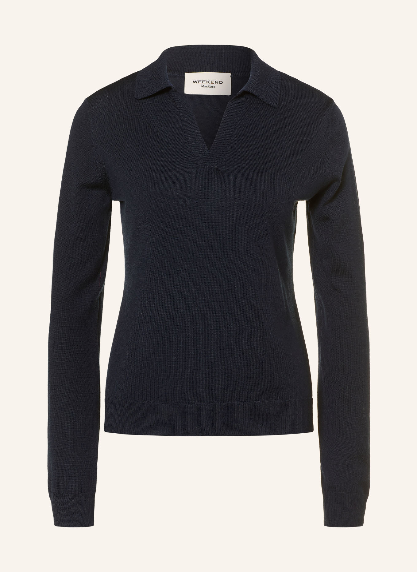 WEEKEND Max Mara Tröja CAPPA: MÖRKBLÅ
