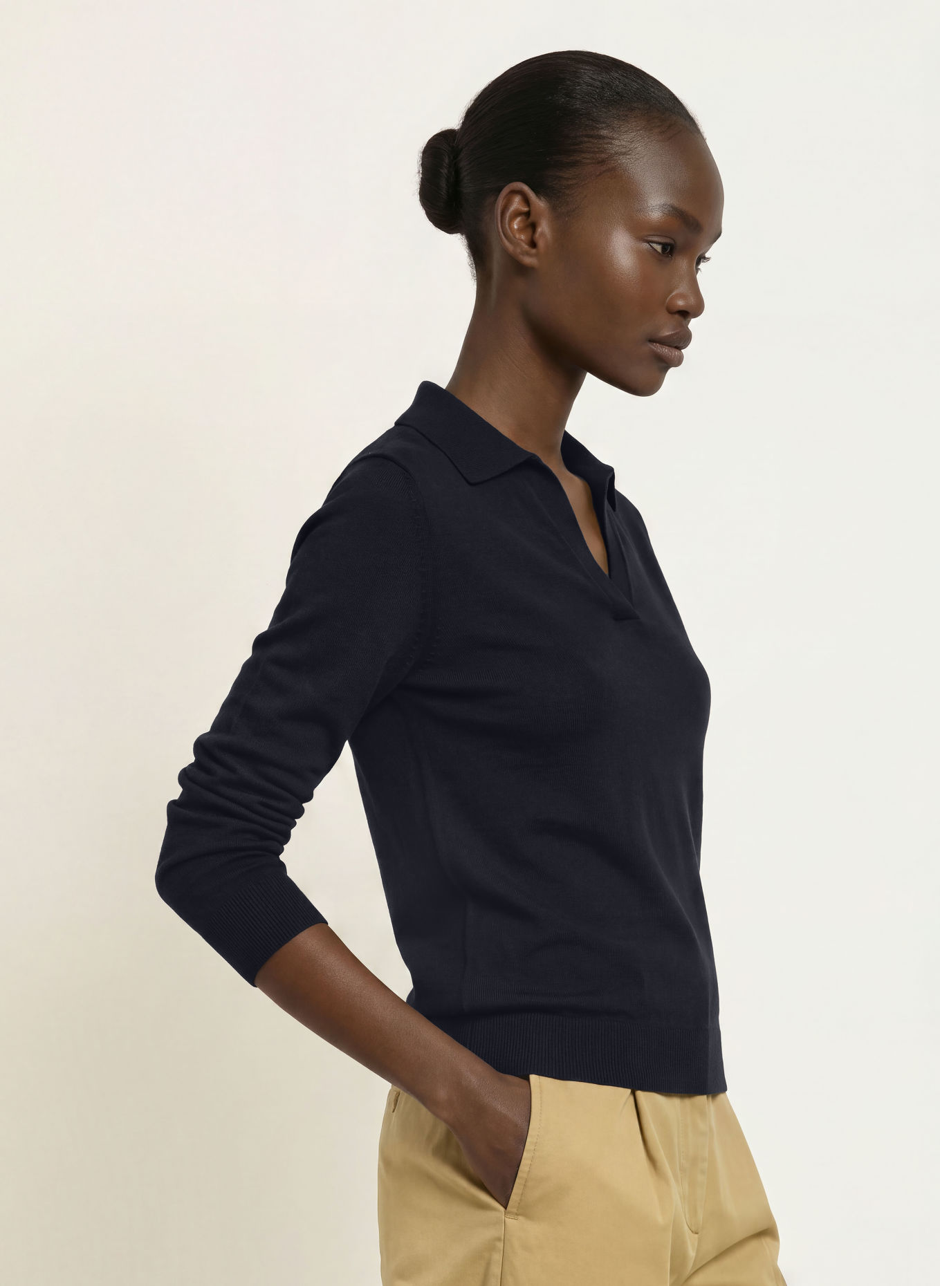 WEEKEND Max Mara Tröja CAPPA: MÖRKBLÅ