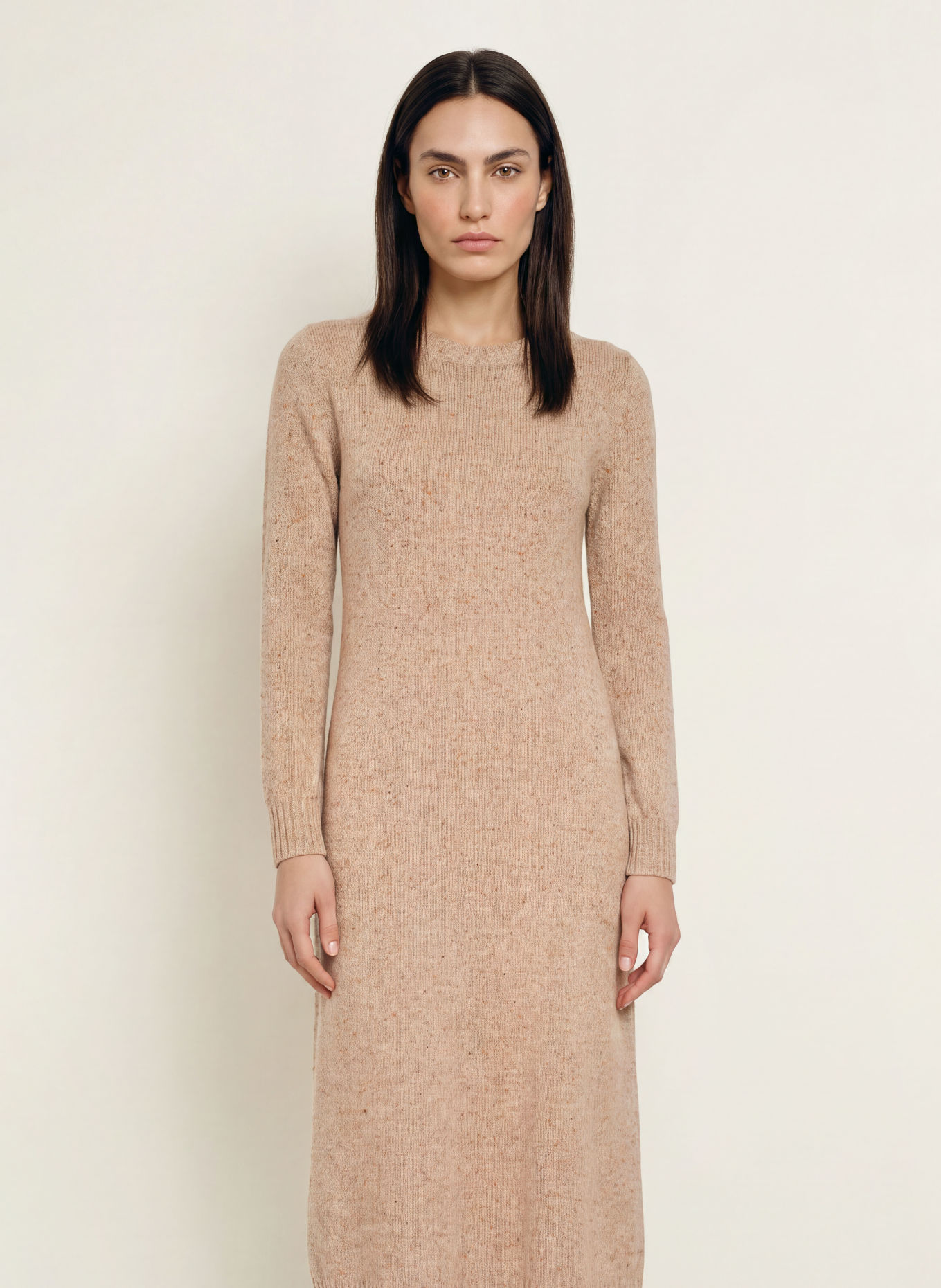 WEEKEND Max Mara Strickkleid GOCCIA: BEIGE