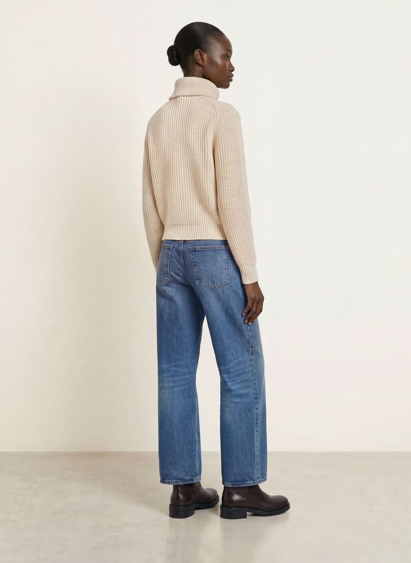 WEEKEND Max Mara LASER Half-zip sweater: CREAM