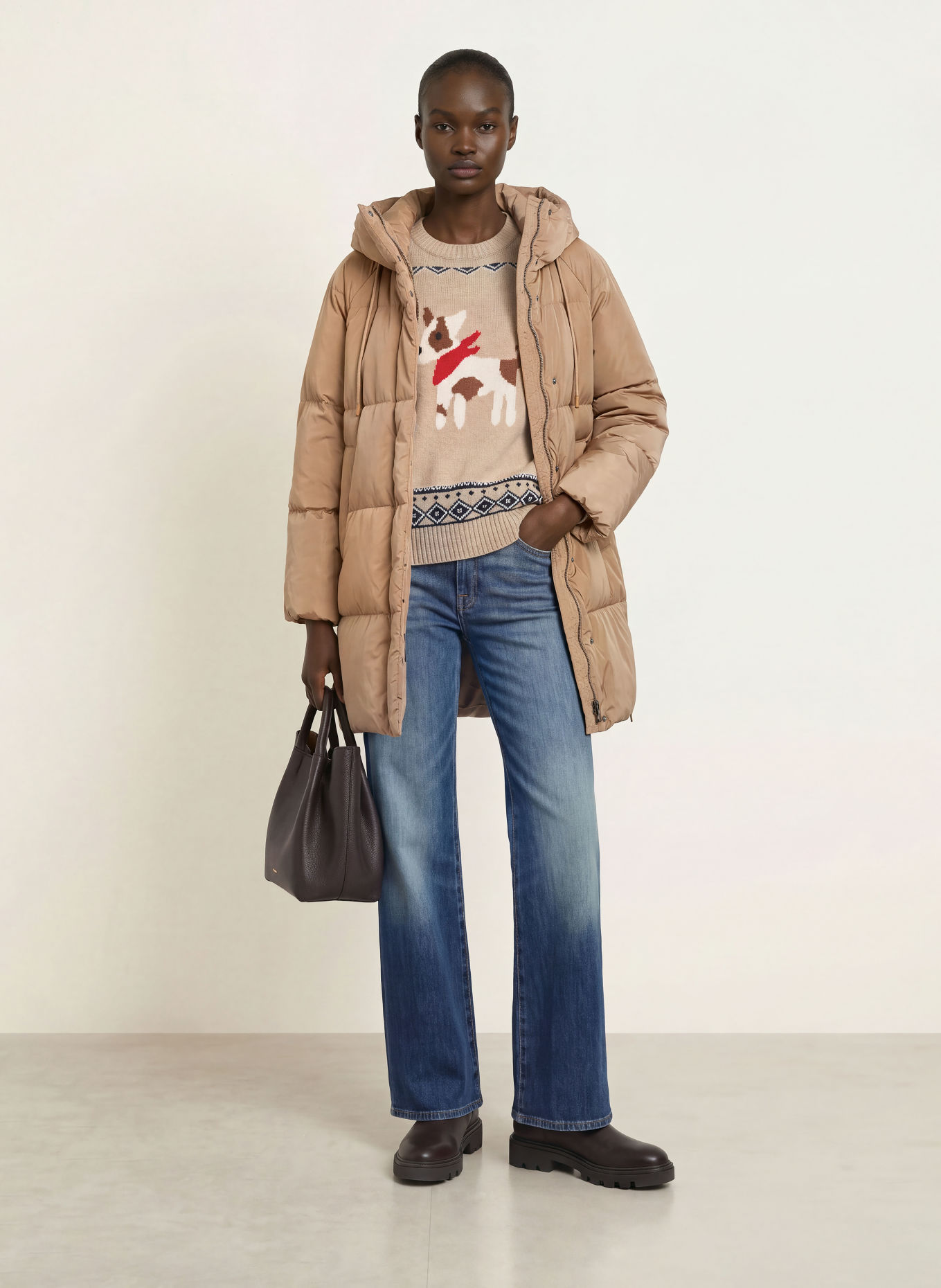 WEEKEND Max Mara Down coat NEW BEMBO: CAMEL