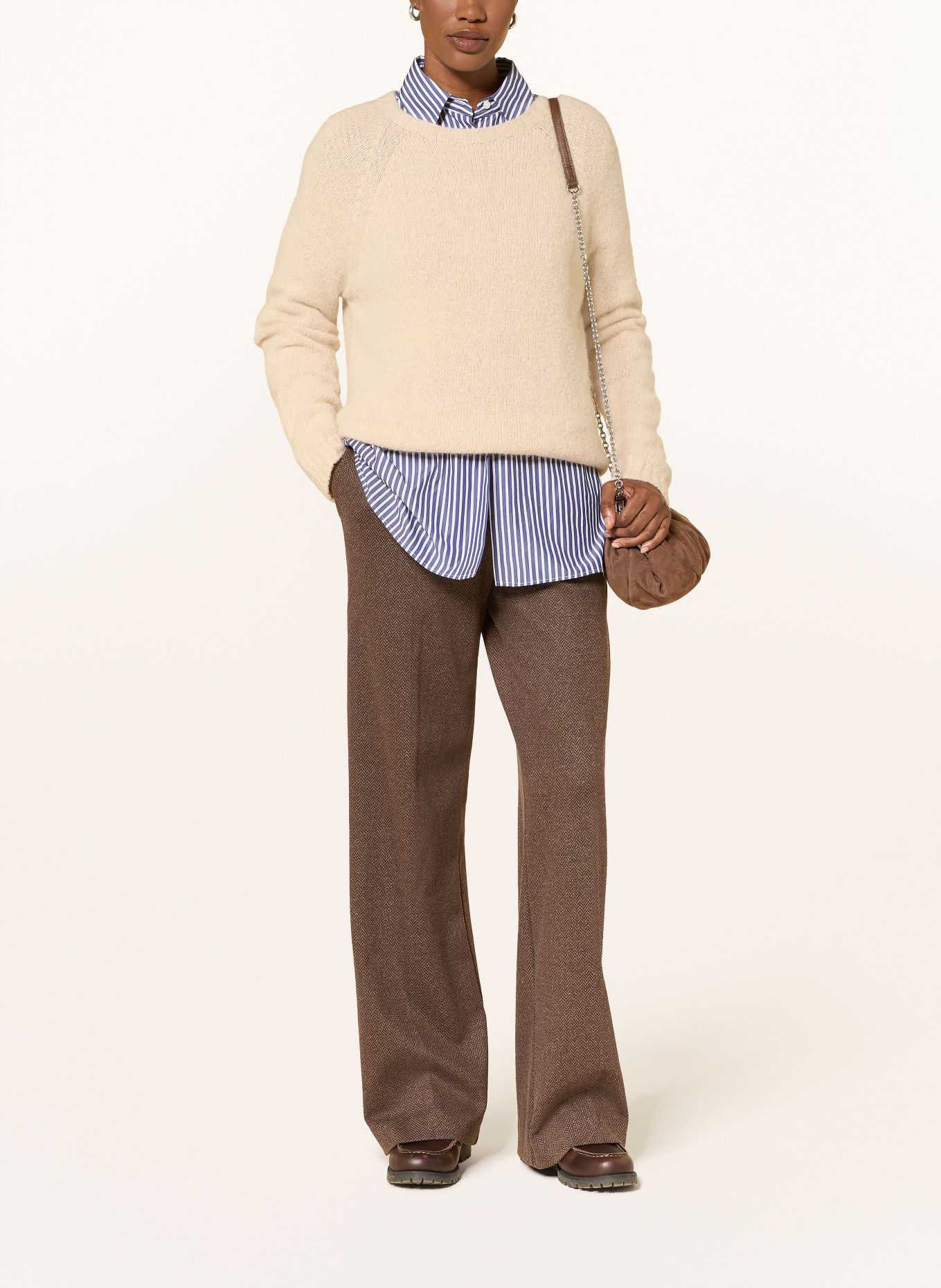 WEEKEND Max Mara Marlenehose EDITTA: DUNKELBRAUN