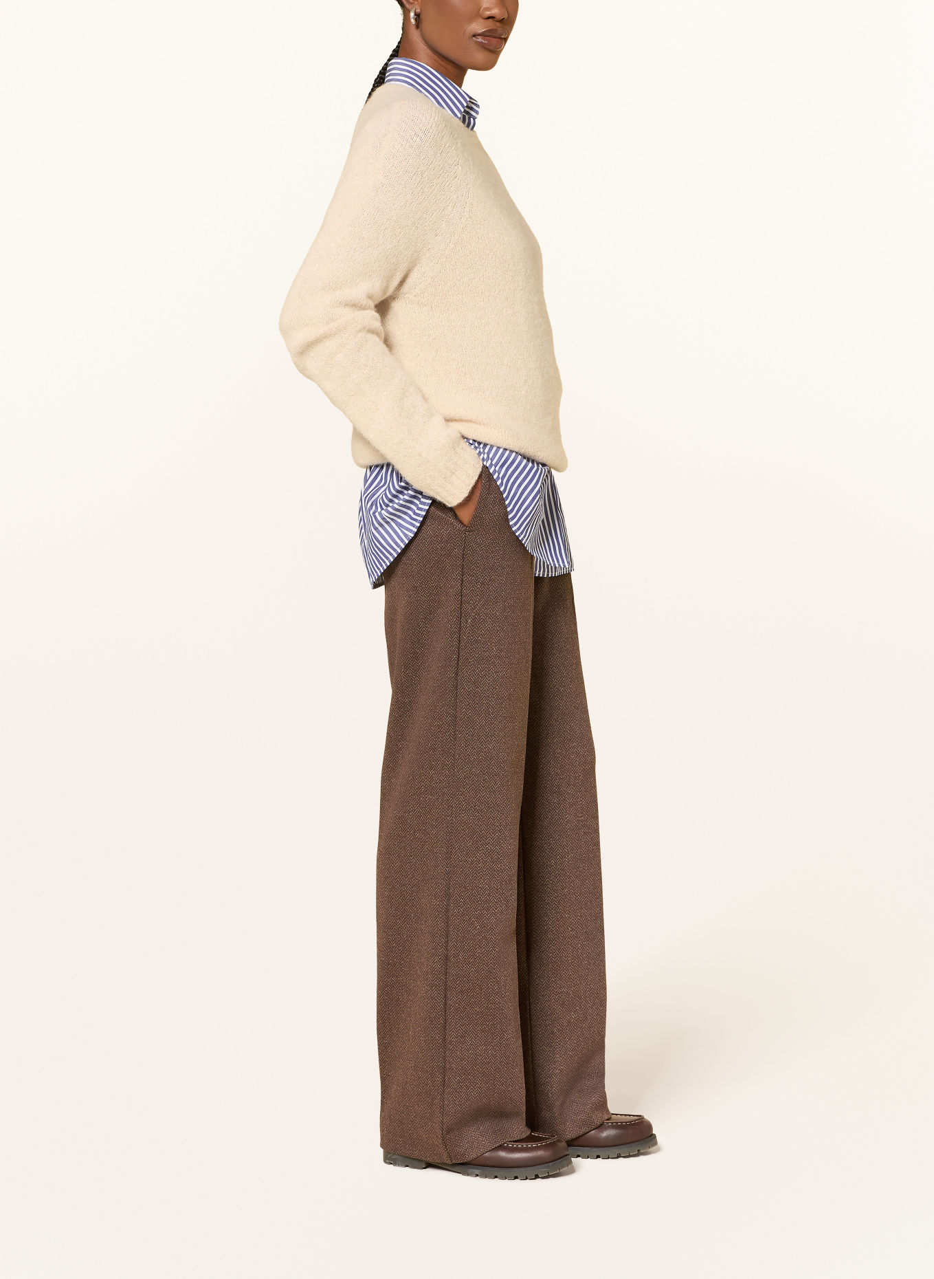 WEEKEND Max Mara Marlenehose EDITTA: DUNKELBRAUN